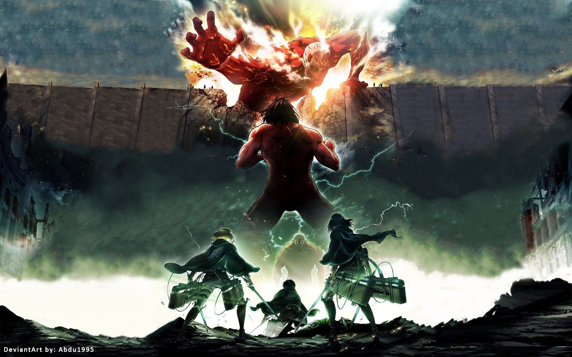 Fondo de pantalla de Attack on Titan 1920x1200