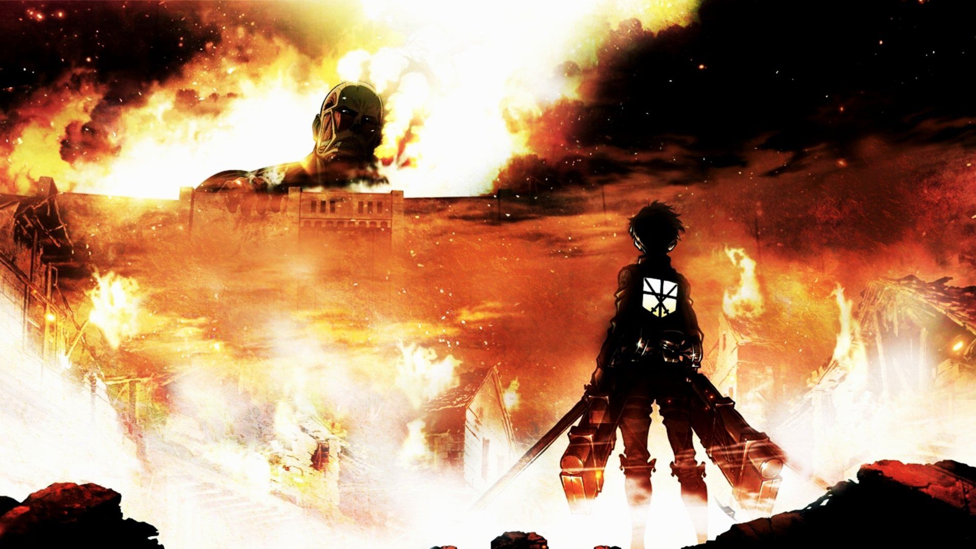 Fondo de pantalla de Attack on Titan 1920x1080