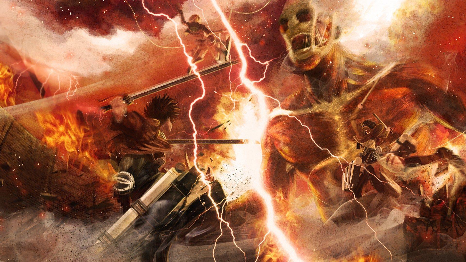 Fondo de pantalla de Attack on Titan 1920x1080