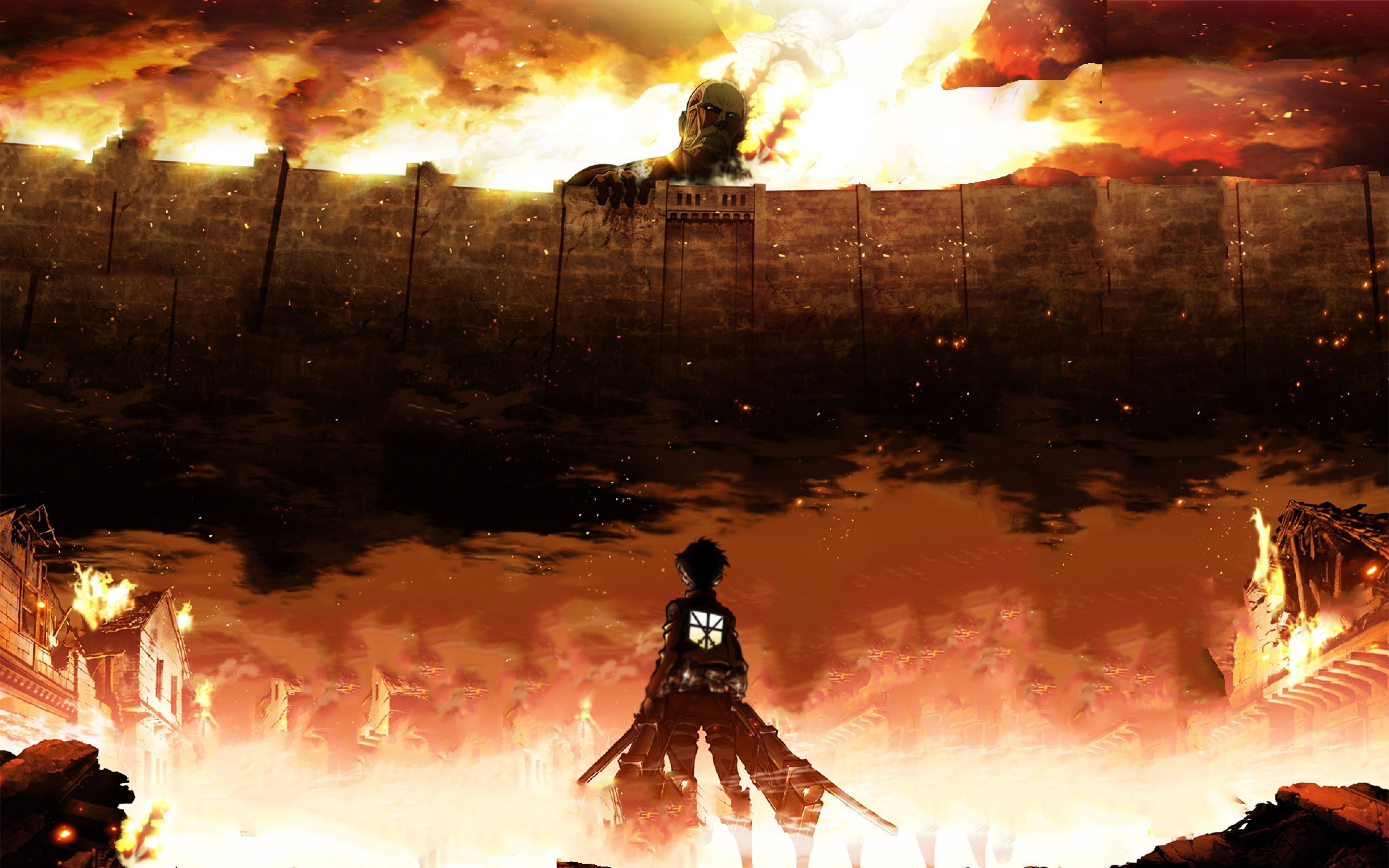 Fondo de pantalla de Attack on Titan 3840x2400