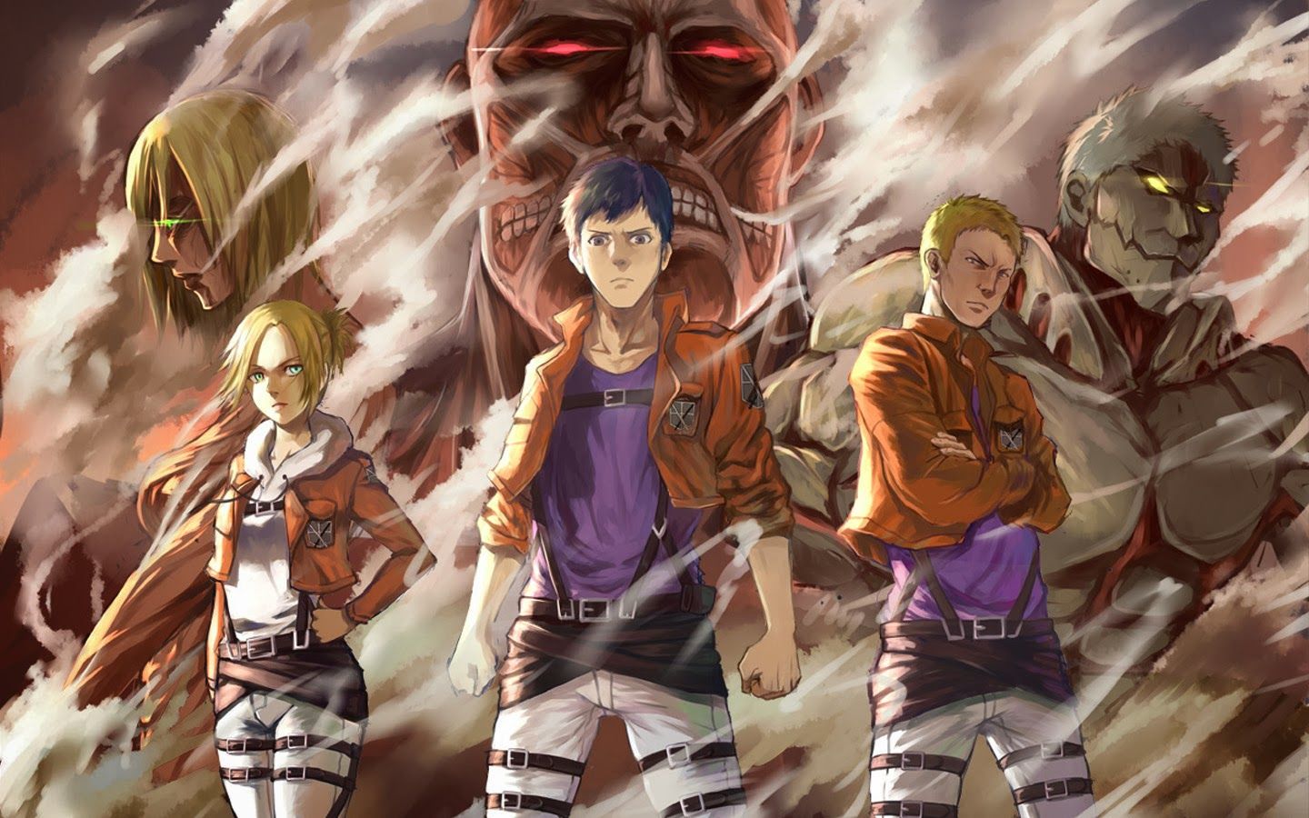 Fondo de pantalla de Attack on Titan 1440x900