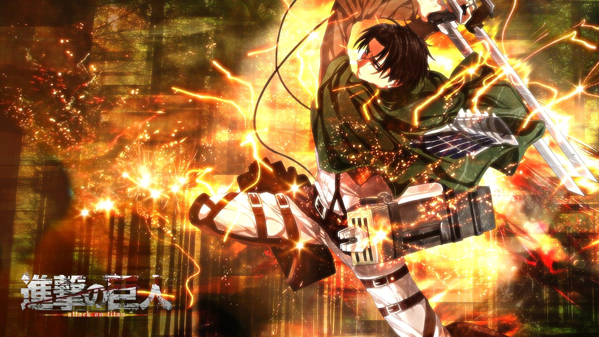 Fondo de pantalla de Attack on Titan 1920x1080