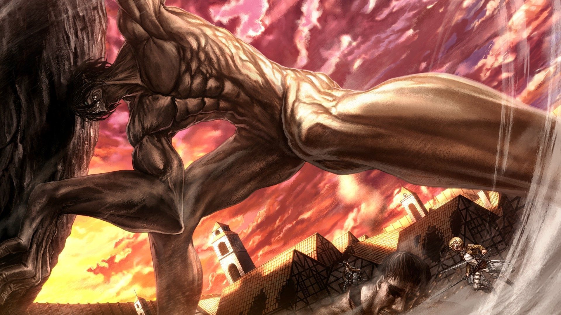 Fondo de pantalla de Attack on Titan 1920x1080