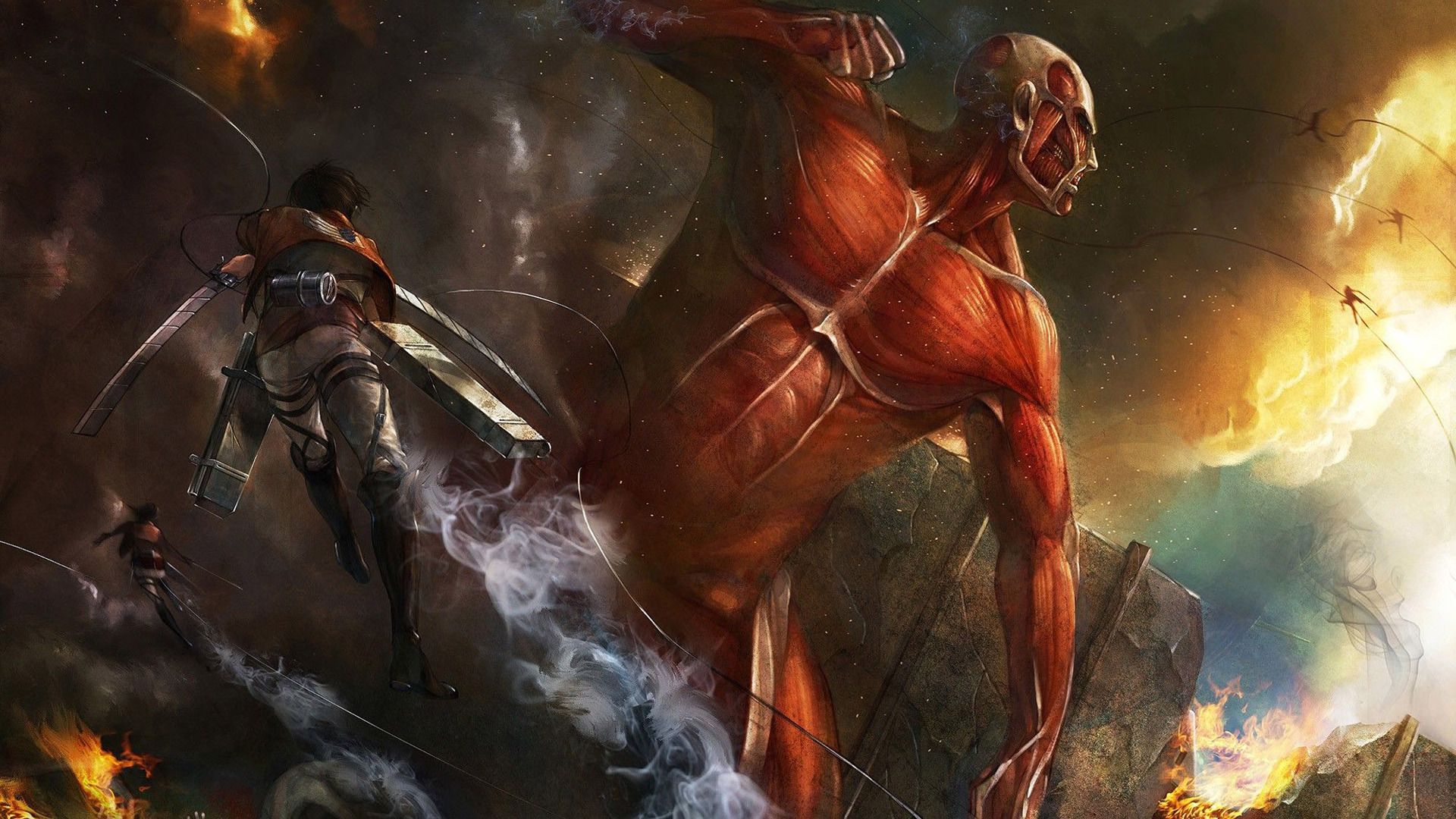 Fondo de pantalla de Attack on Titan 1920x1080