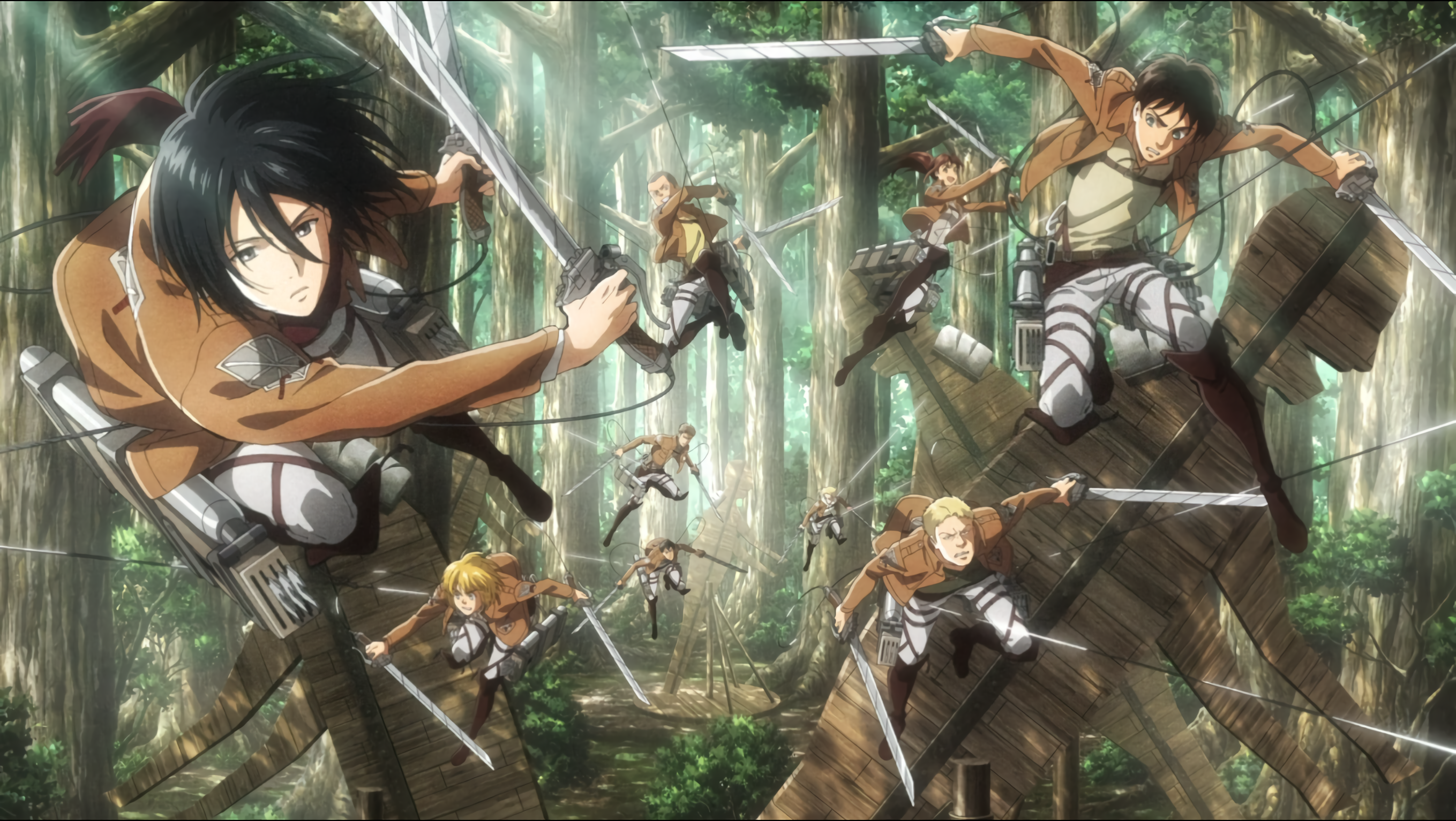 Fondo de pantalla de Attack on Titan 2718x1534