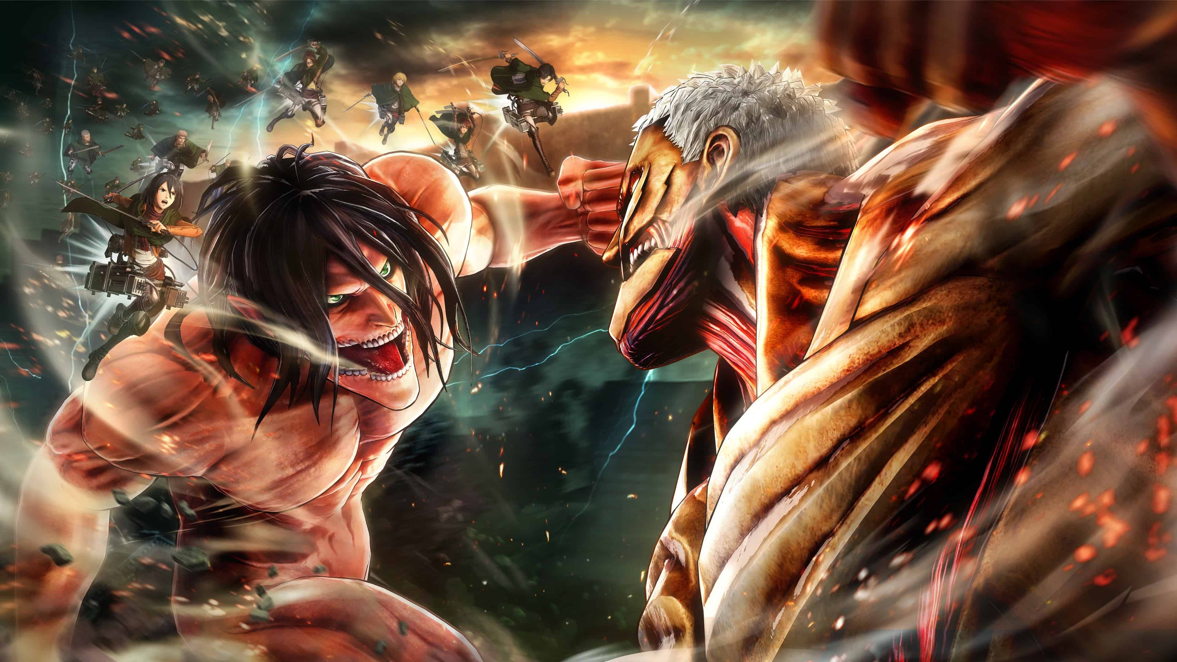 Fondo de pantalla de Attack on Titan 3840x2160