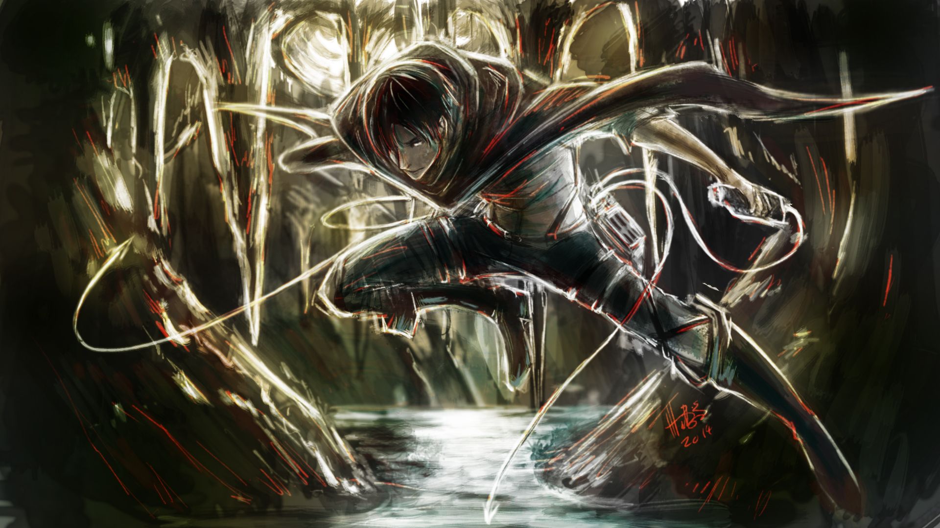 Fondo de pantalla de Attack on Titan 1920x1080