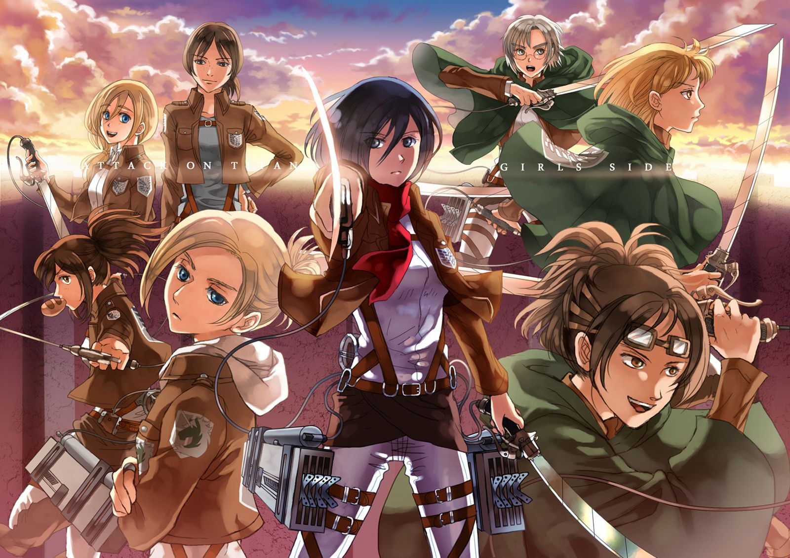 Fondo de pantalla de Attack on Titan 1600x1131