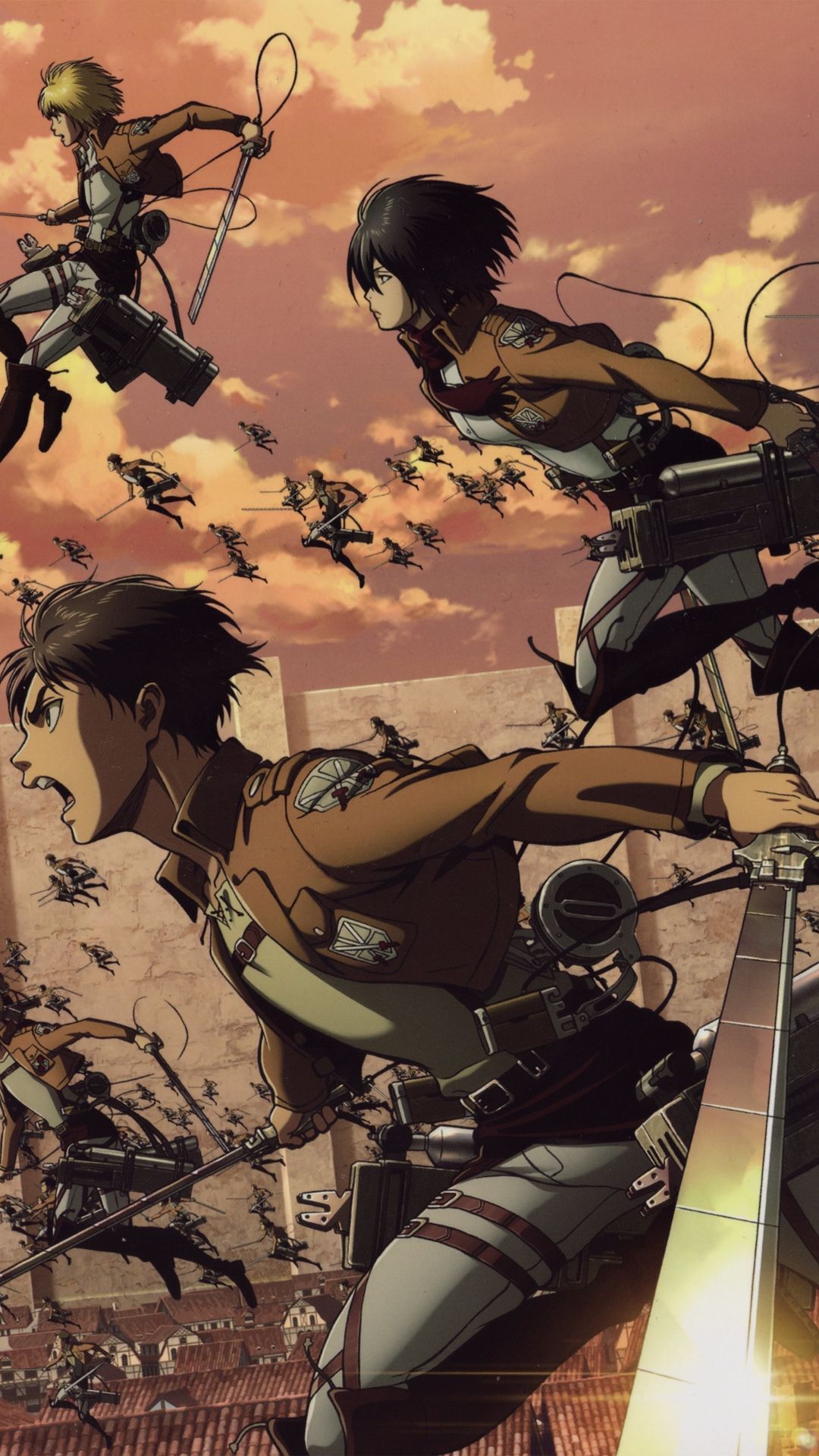 Fondo de pantalla de Attack on Titan 1080x1920