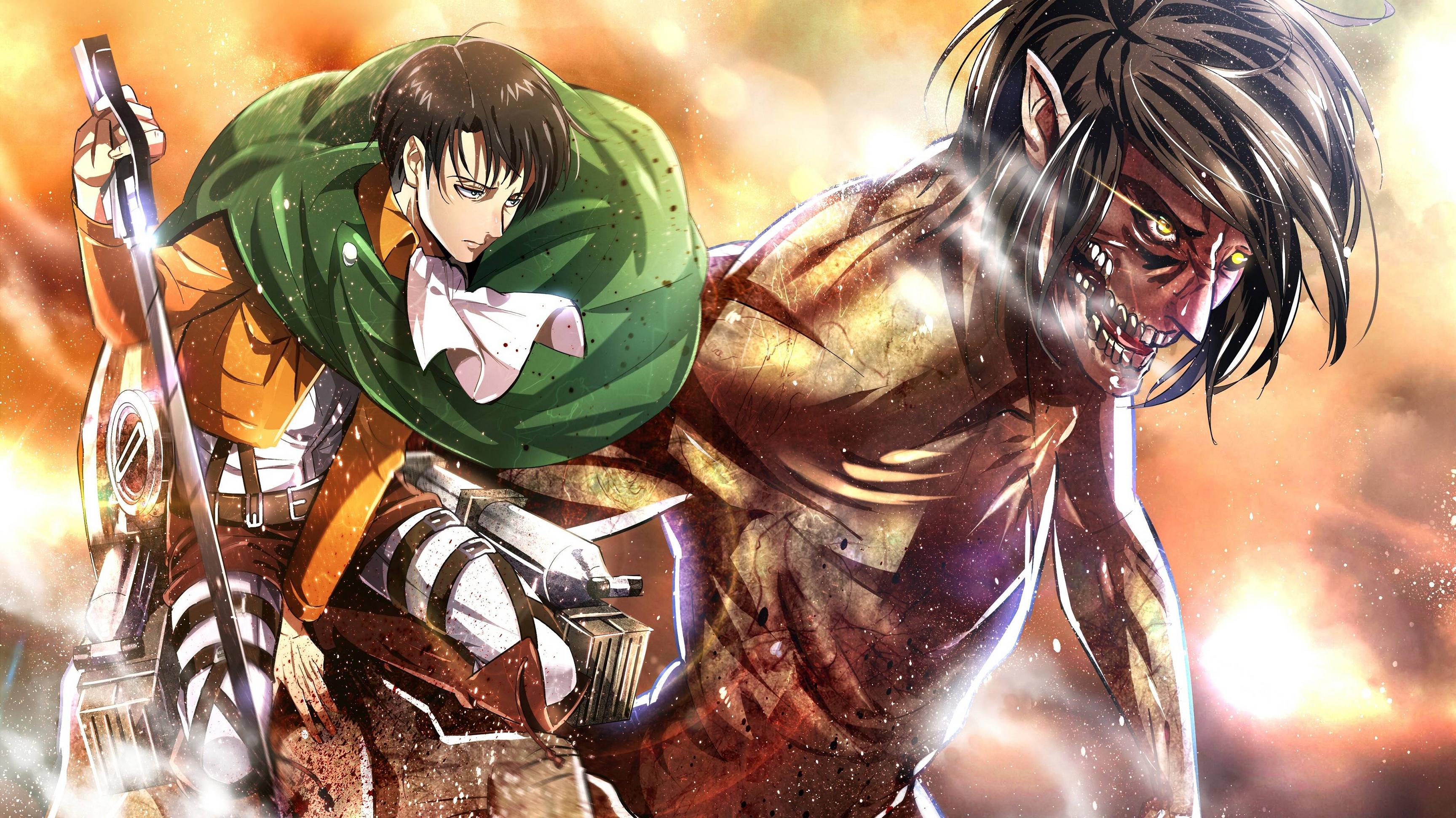 Fondo de pantalla de Attack on Titan 3840x2160