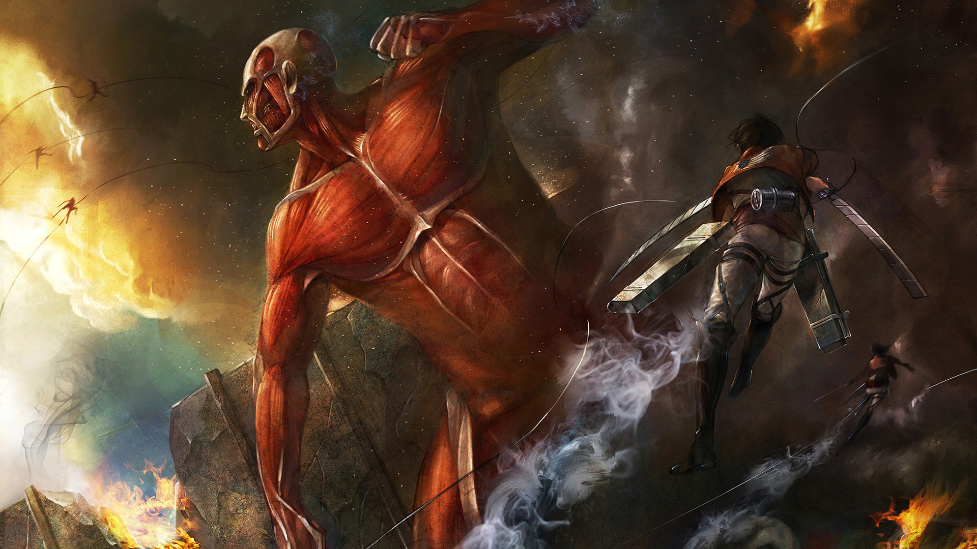 Fondo de pantalla de Attack on Titan 1920x1080