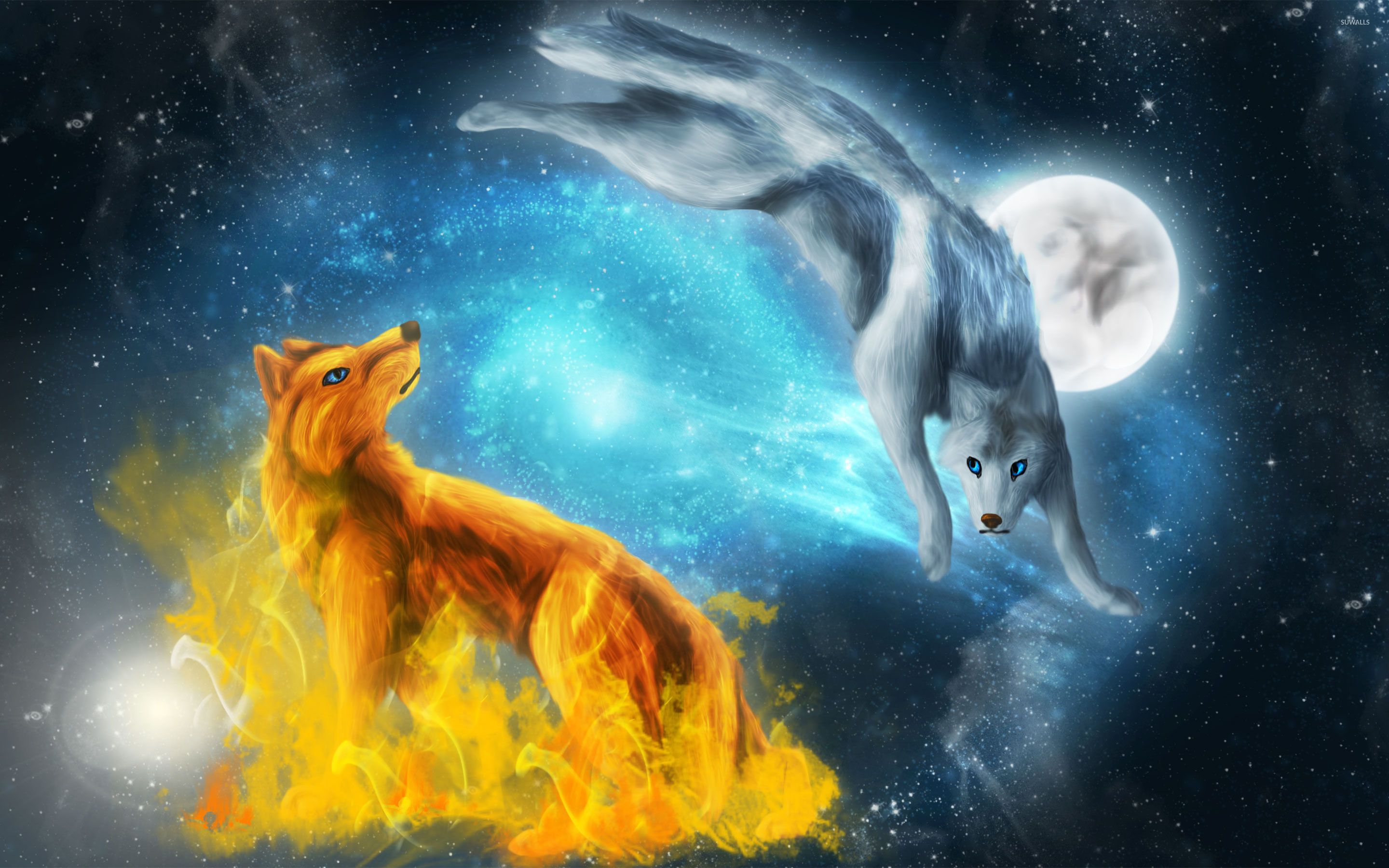Fantasy Wolf Wallpaper 20 - 2880 X 1800 | stmed.net