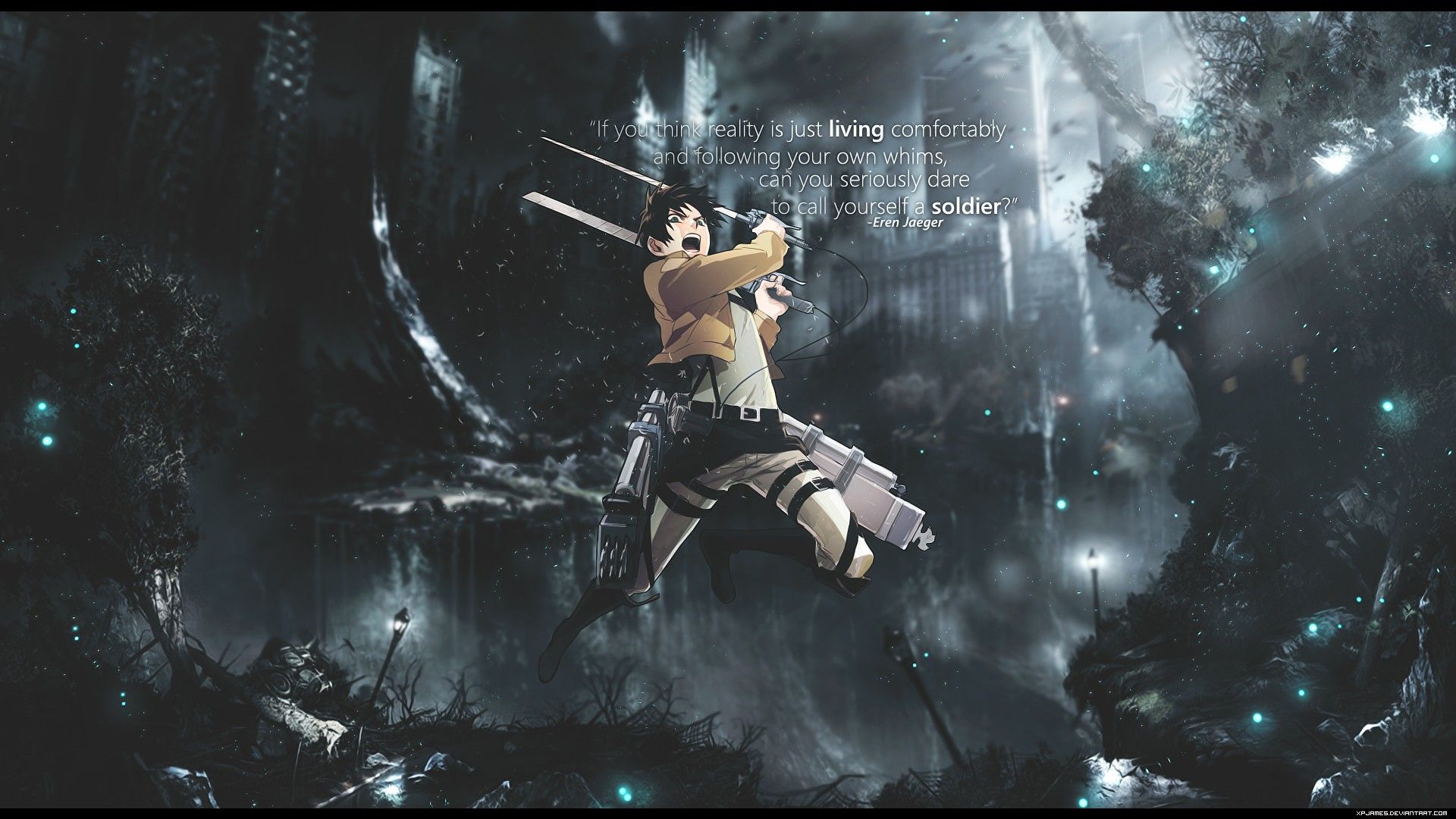 Fondo de pantalla de Attack on Titan 1920x1080