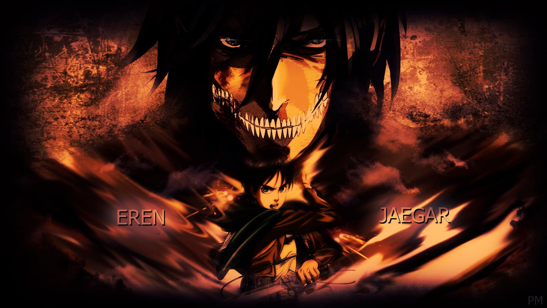 Fondo de pantalla de Attack on Titan 1920x1080
