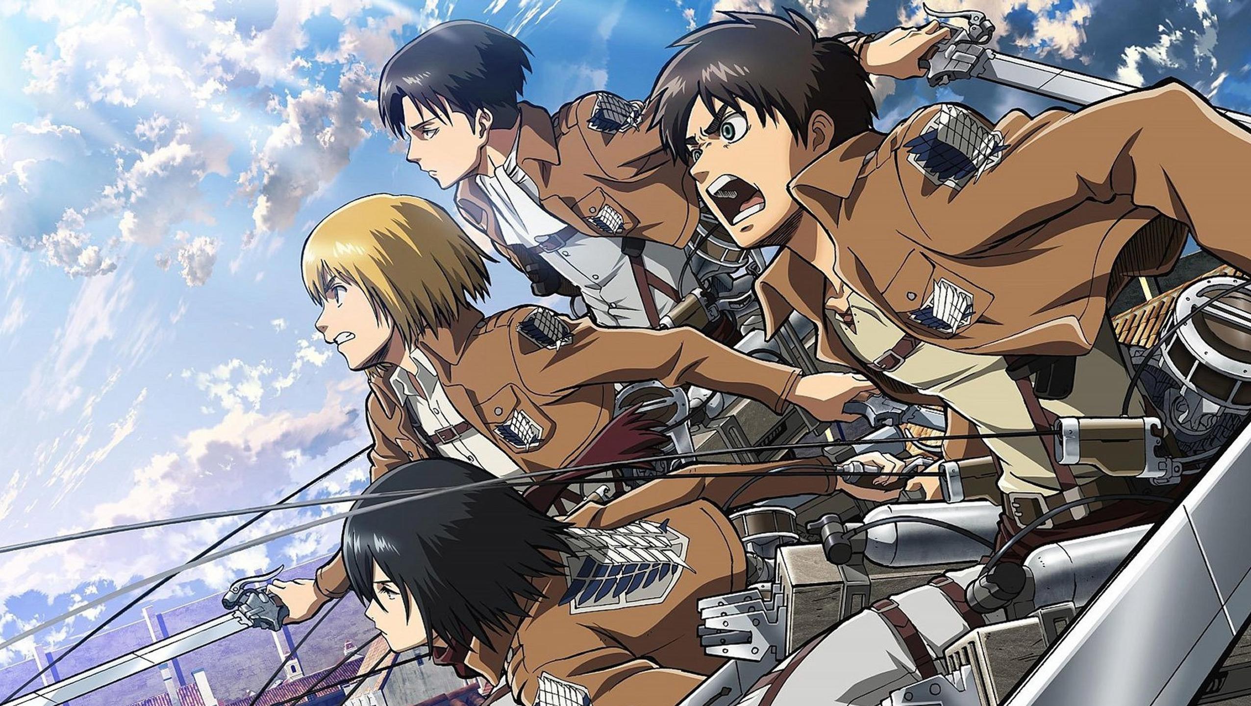 Fondo de pantalla de Attack on Titan 2552x1442