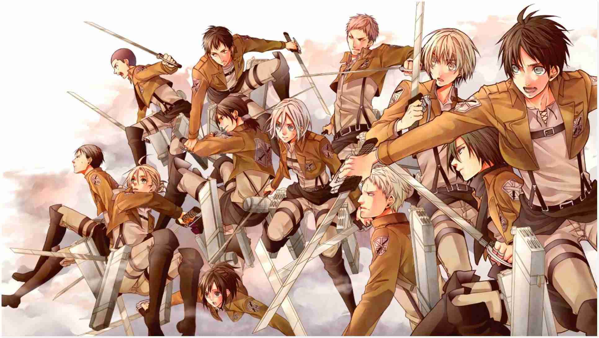 Fondo de pantalla de Attack on Titan 1931x1091