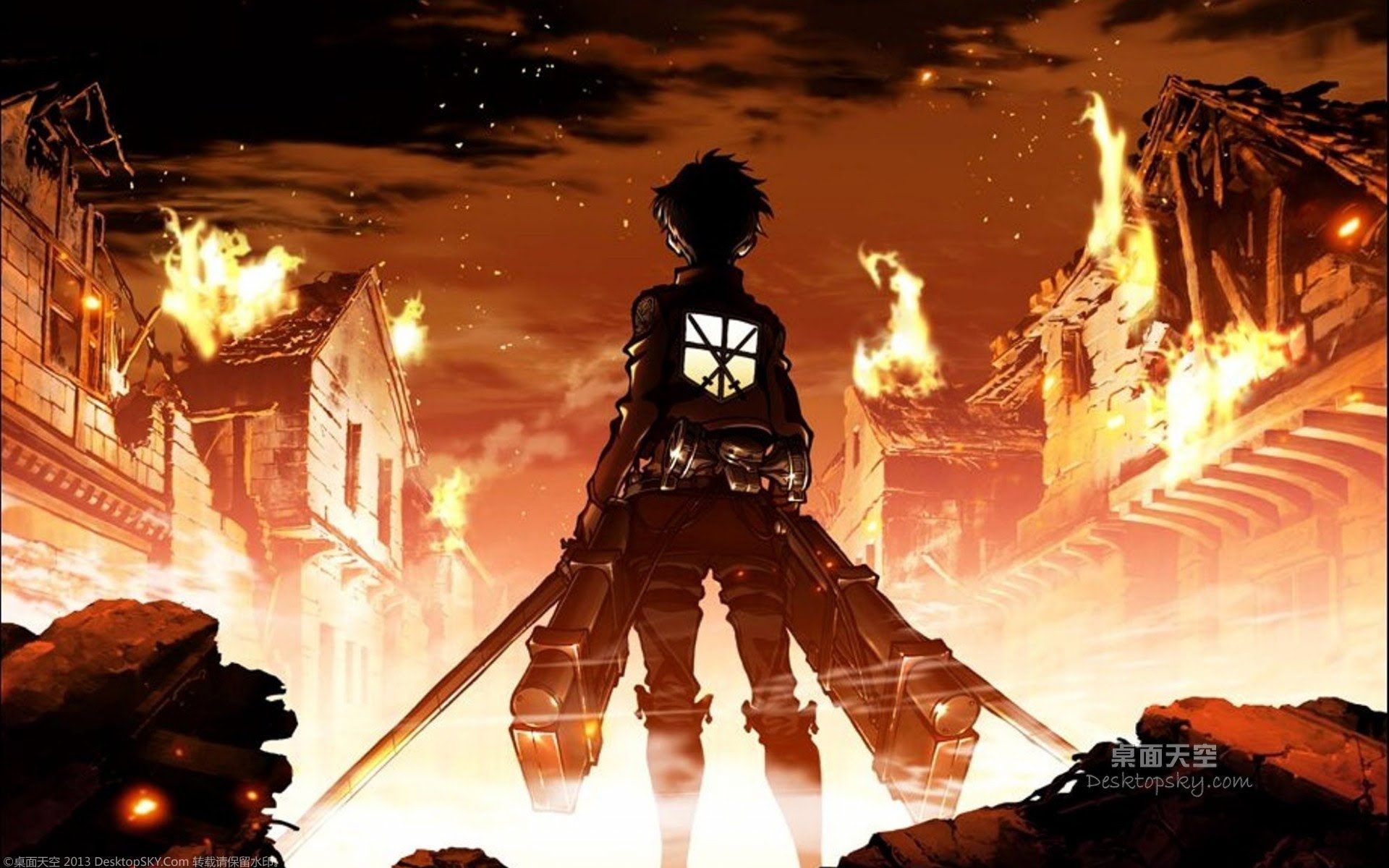 Fondo de pantalla de Attack on Titan 1920x1200