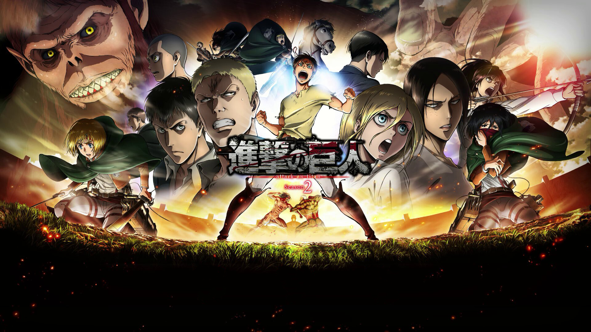 Fondo de pantalla de Attack on Titan 1920x1080