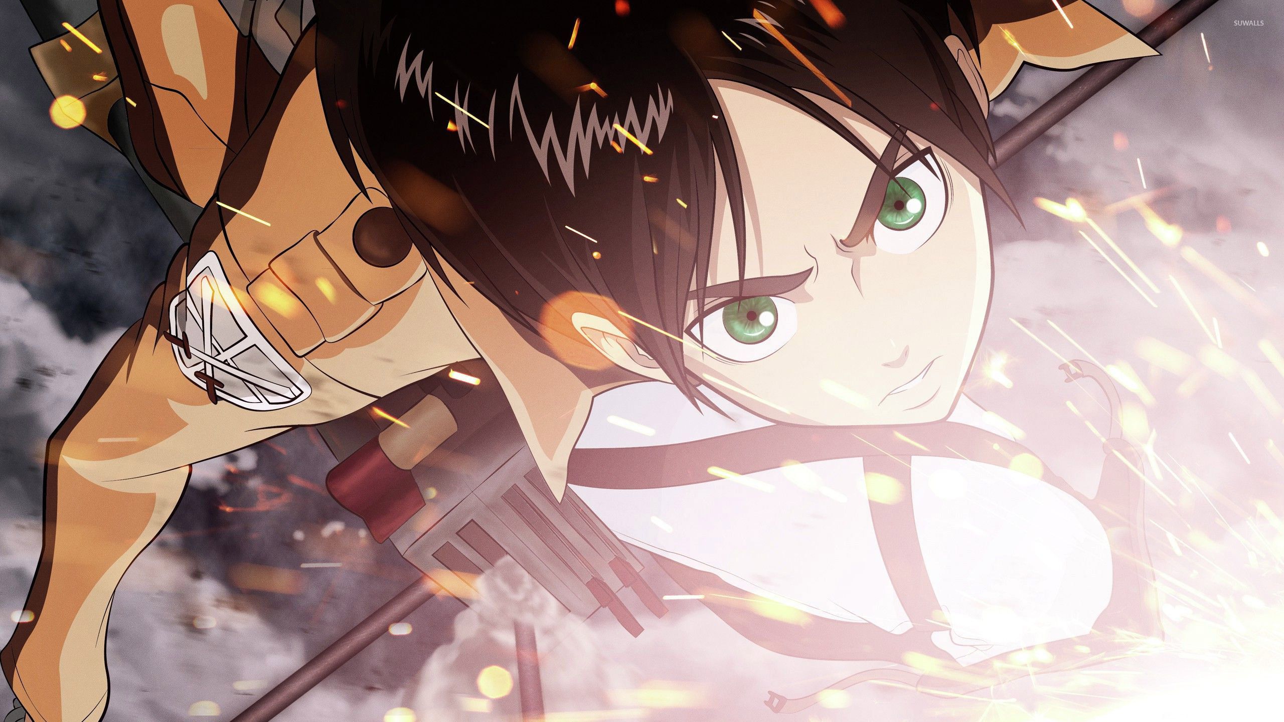 Fondo de pantalla de Attack on Titan 2560x1440