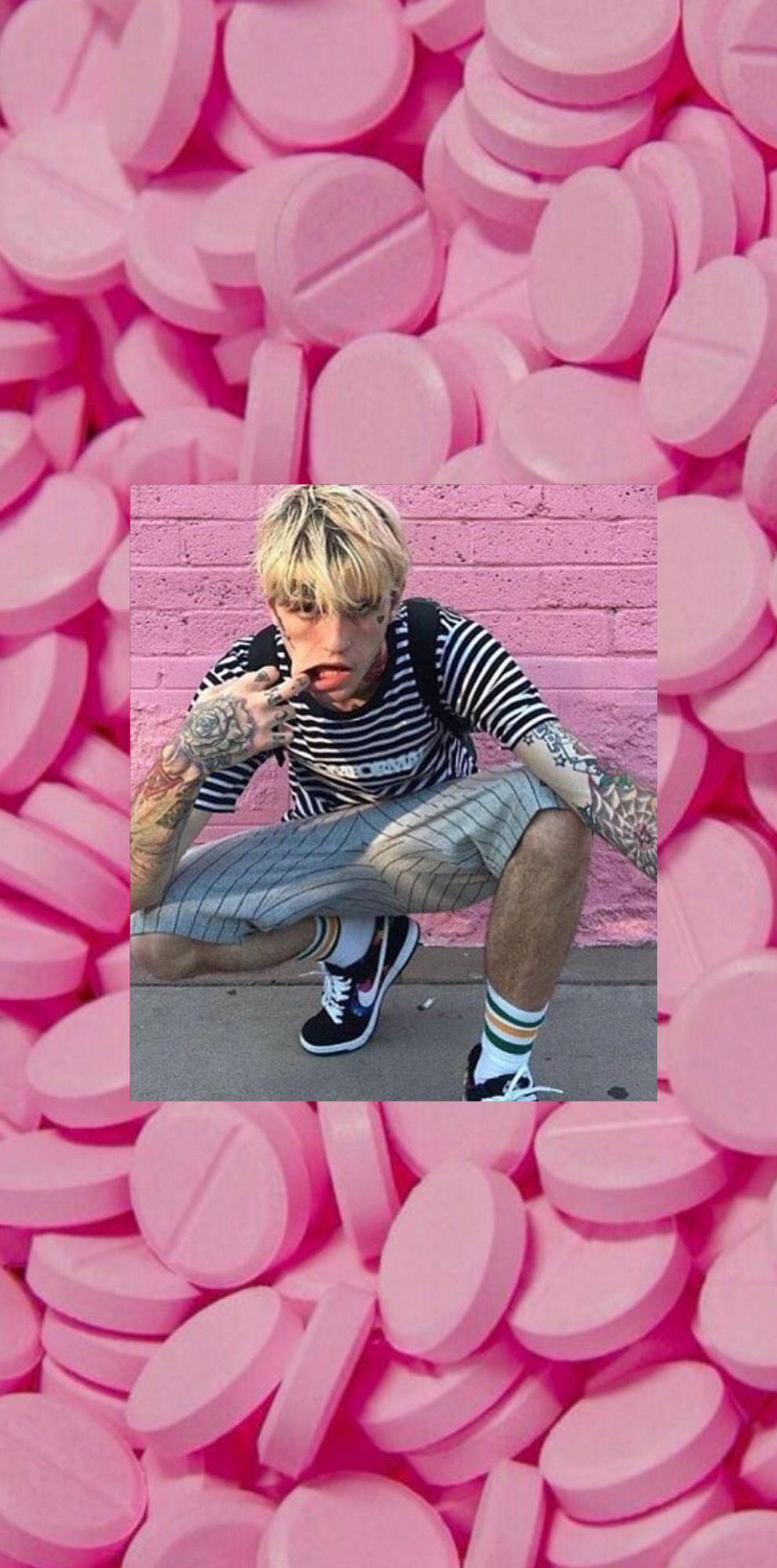 Fondo de pantalla de Lil Peep 991x2001