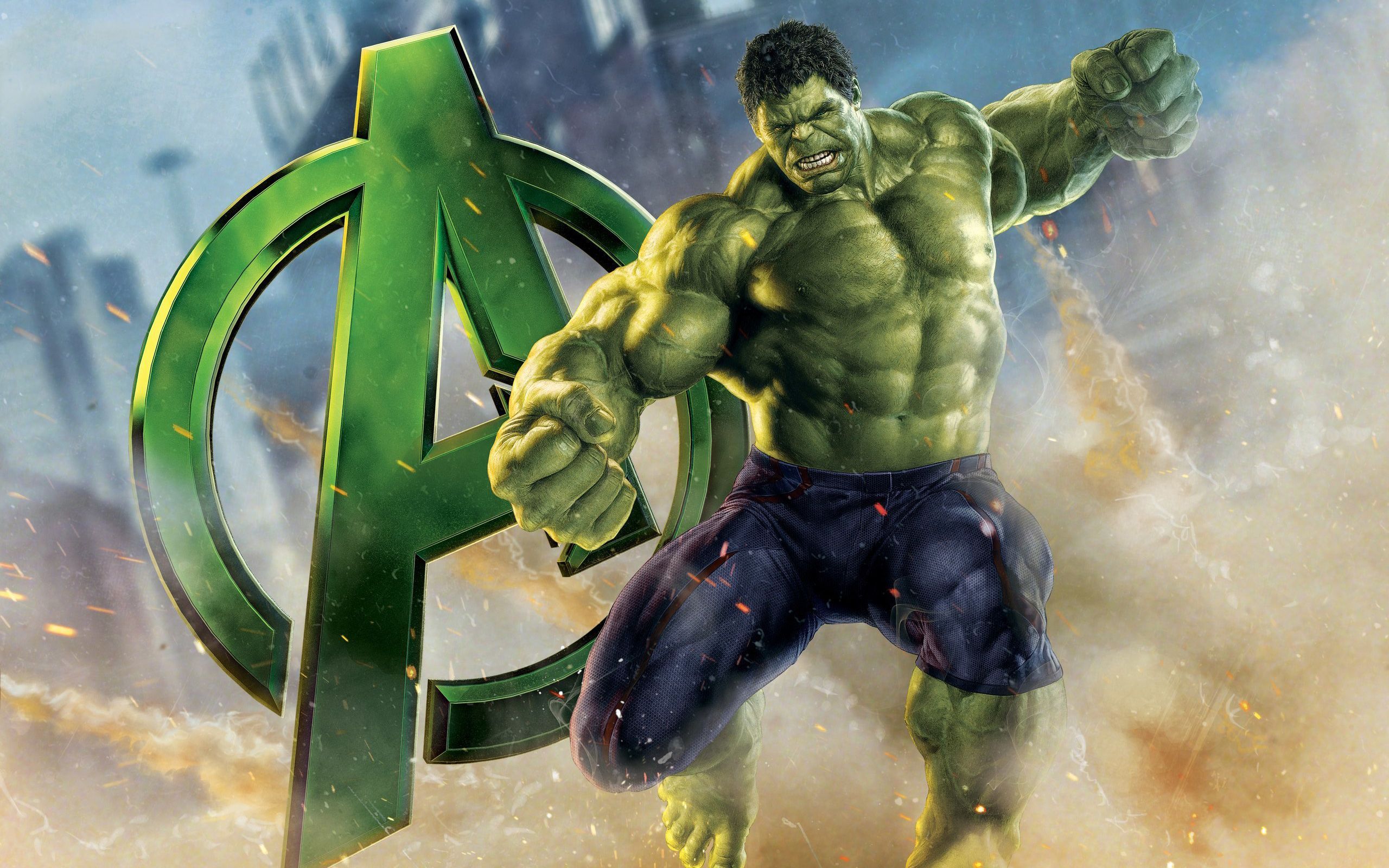 Fondo de pantalla de Hulk 2560x1600