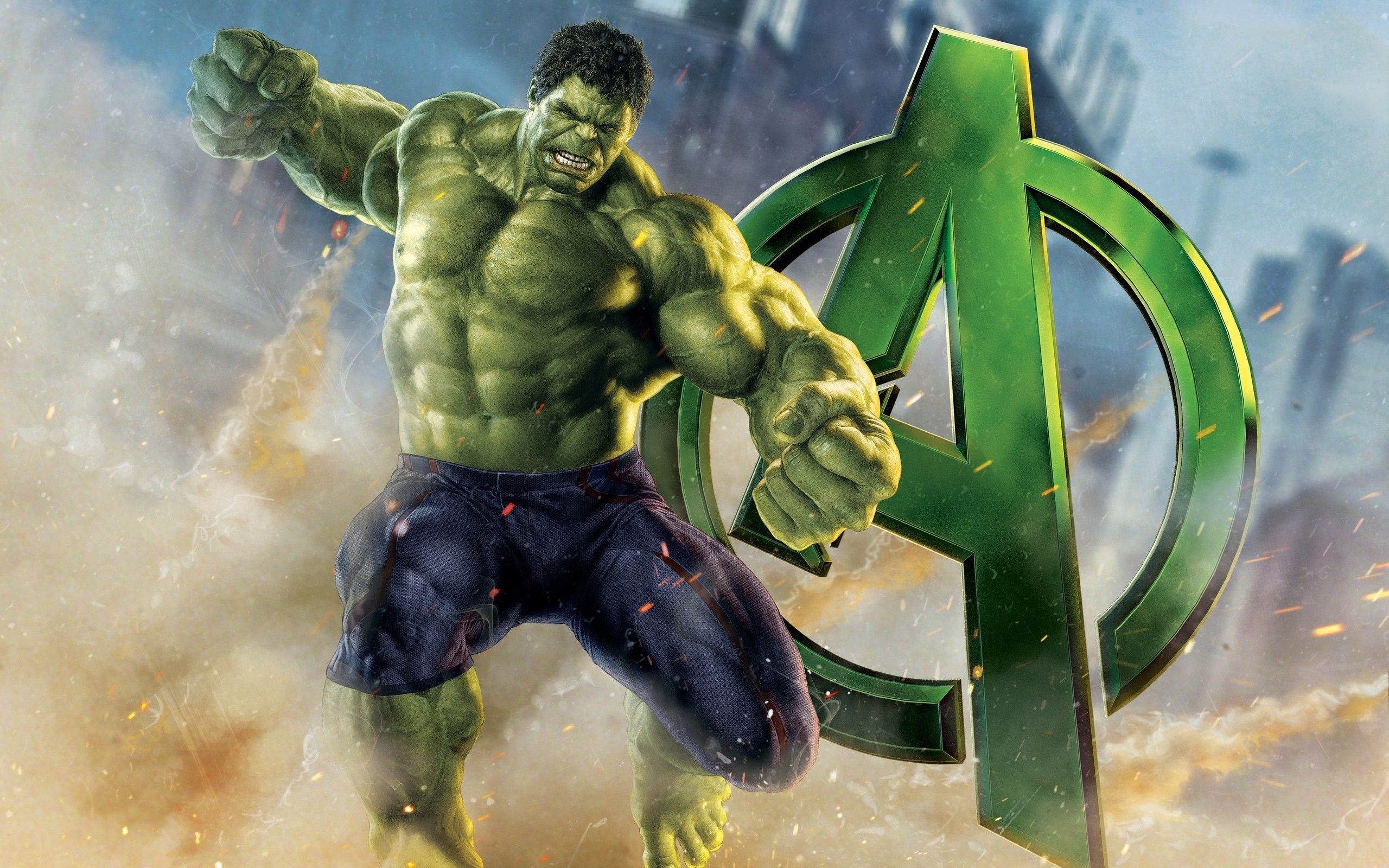 Fondo de pantalla de Hulk 2560x1600