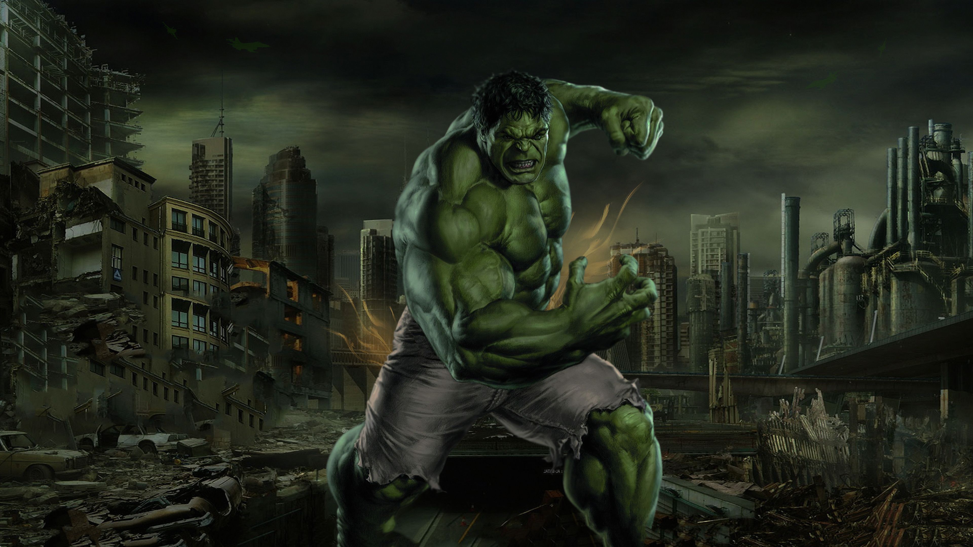 Fondo de pantalla de Hulk 3840x2160