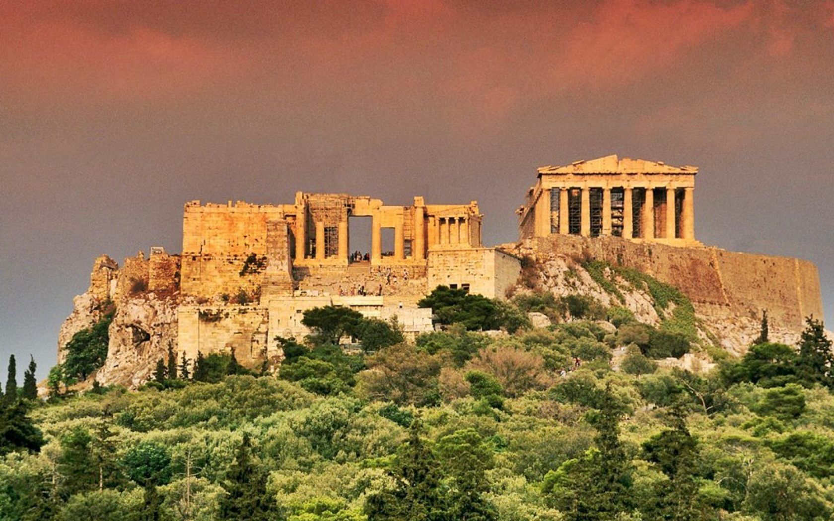 Fondo de pantalla de Atenas 1680x1050
