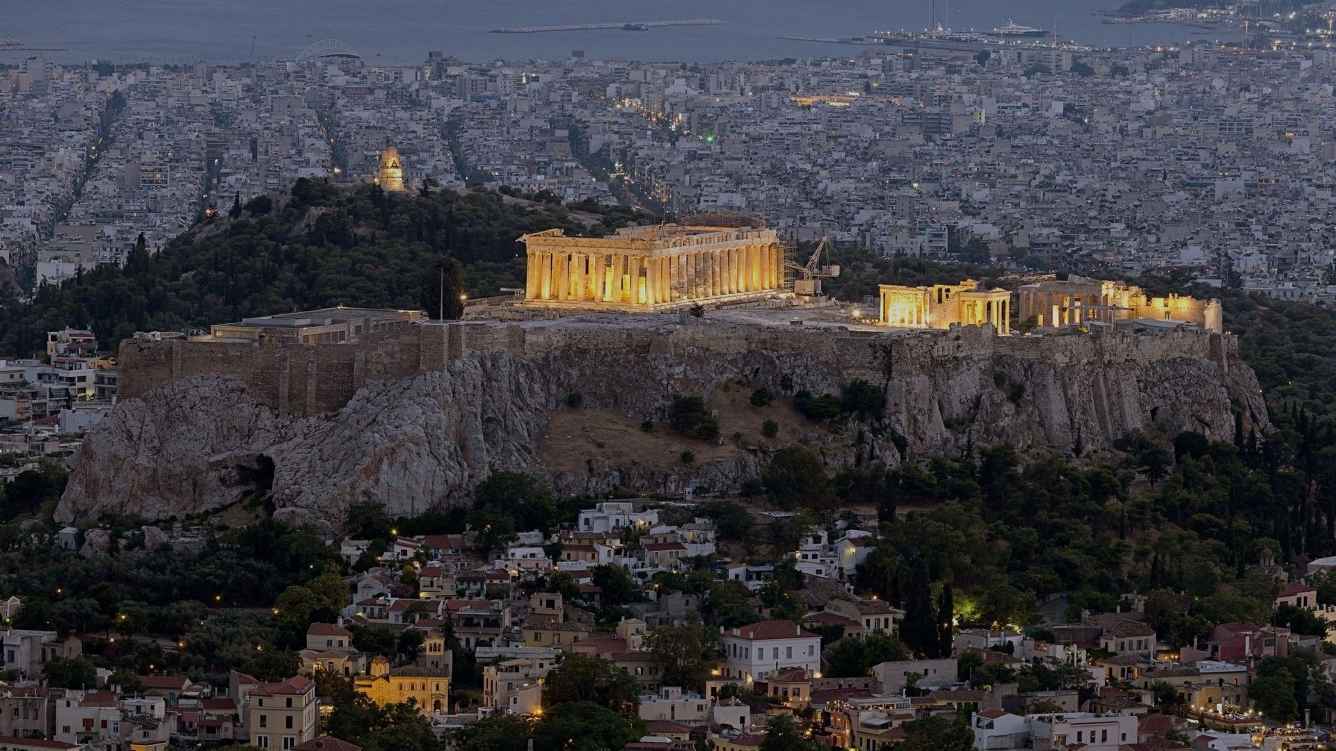 Fondo de pantalla de Atenas 1920x1080