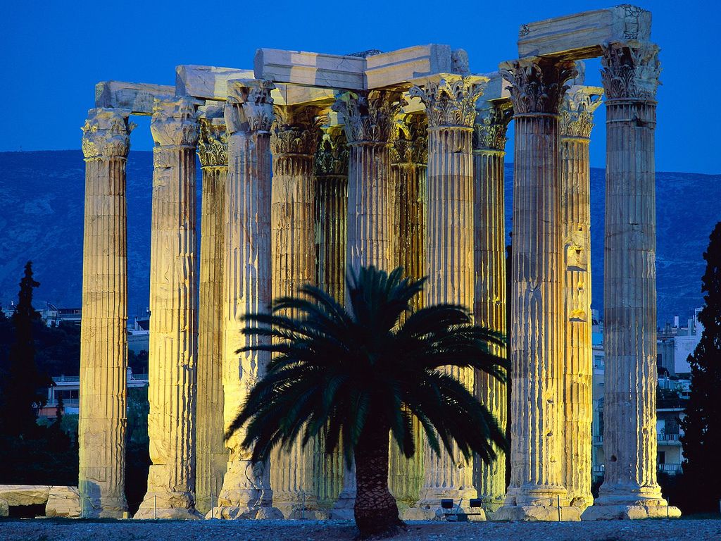 Fondo de pantalla de Atenas 1024x768