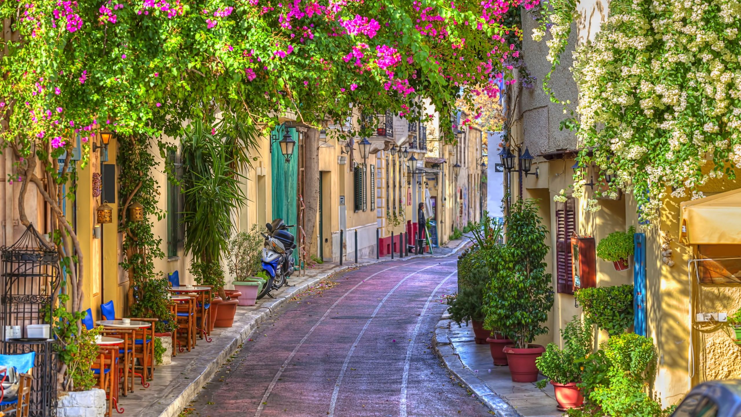 Fondo de pantalla de Atenas 2560x1440