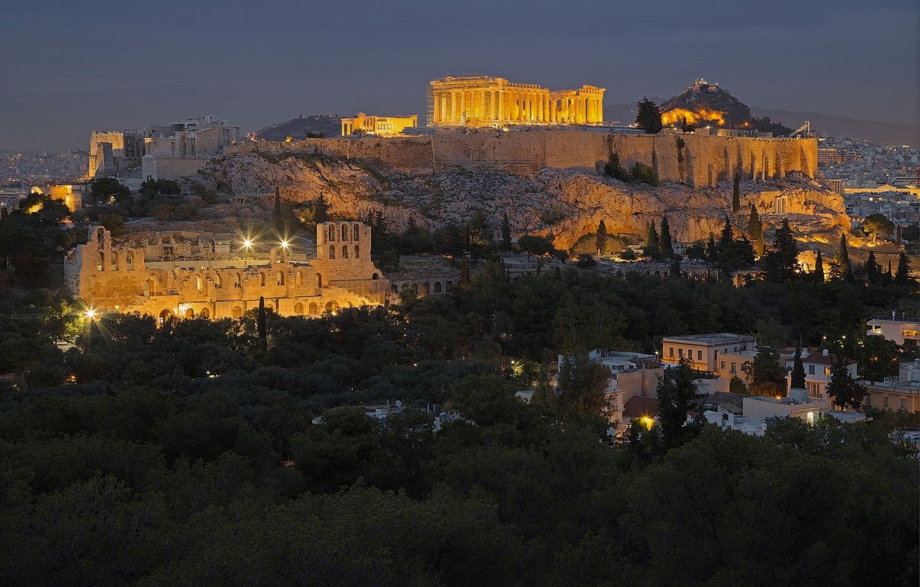Fondo de pantalla de Atenas 1332x850