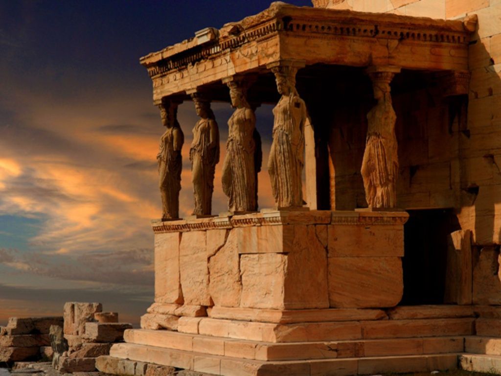 Fondo de pantalla de Atenas 1024x768