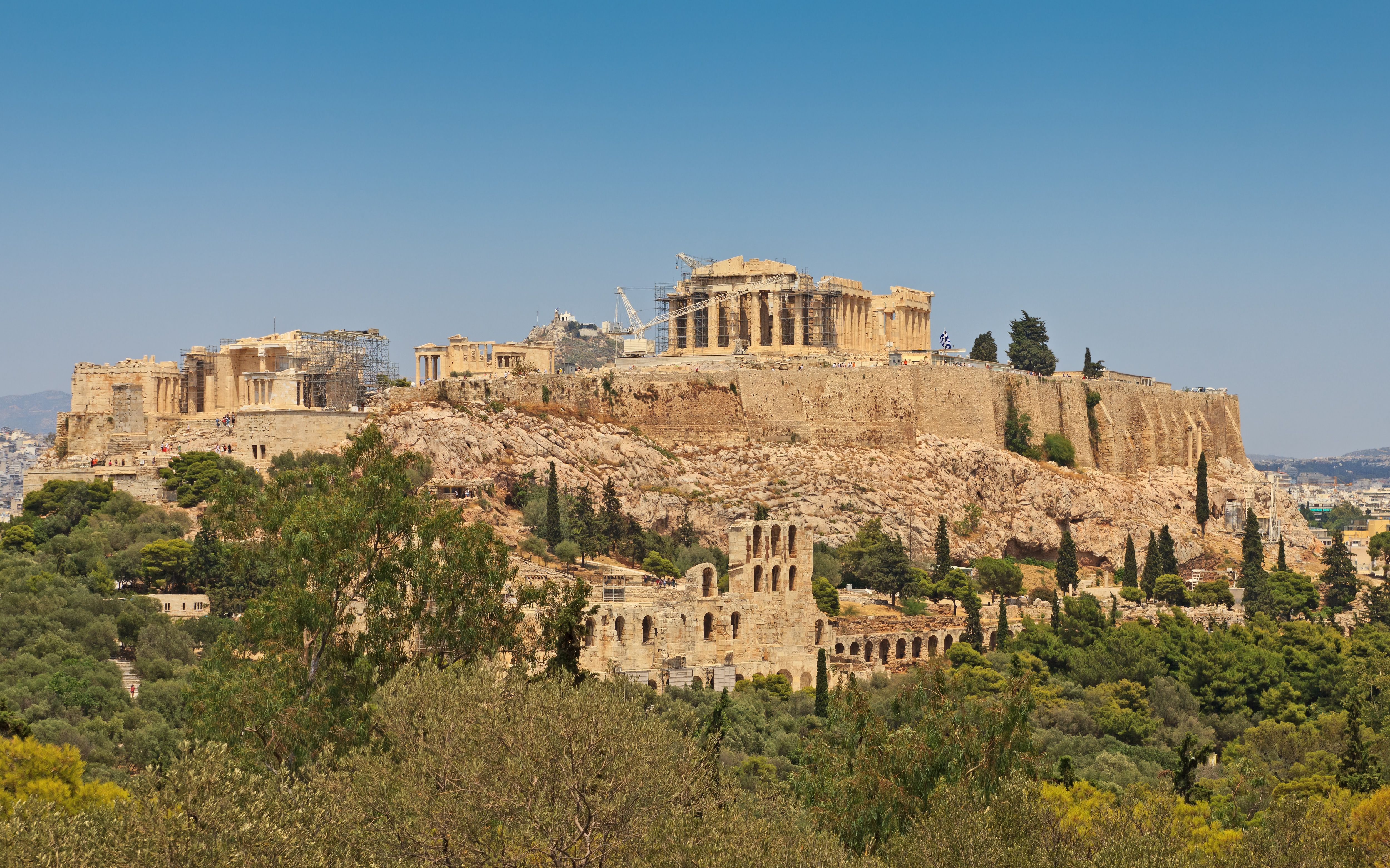 Fondo de pantalla de Atenas 5000x3125