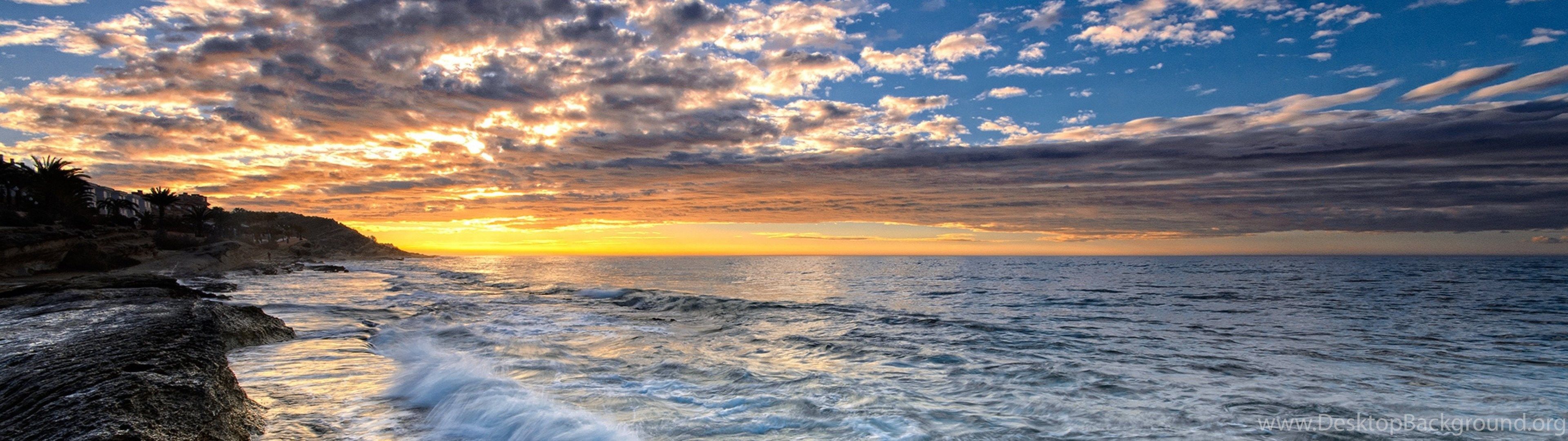 Fondo de pantalla de Alicante 3840x1080