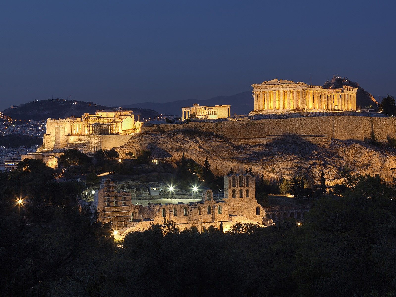 Fondo de pantalla de Atenas 1600x1200