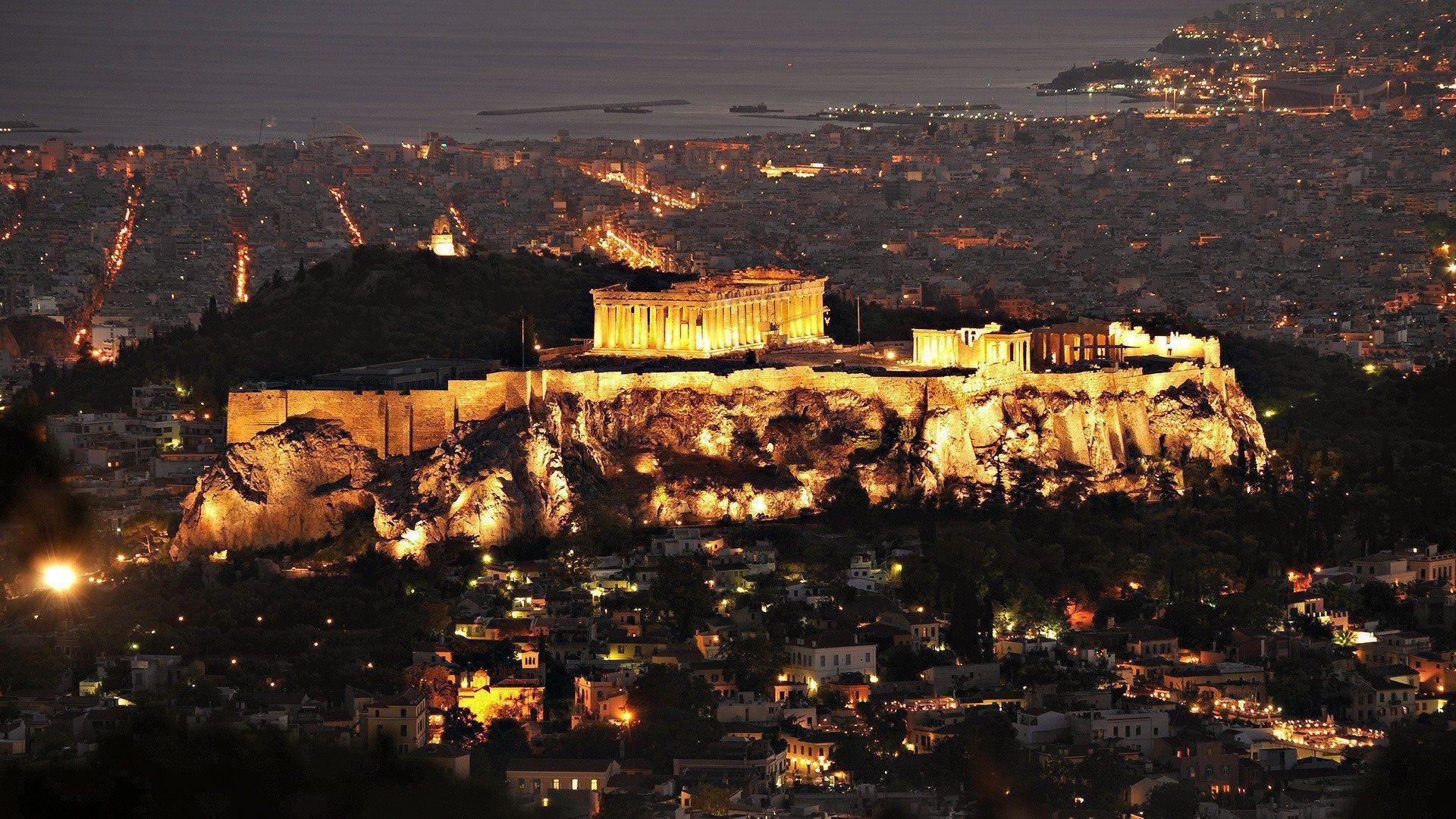 Fondo de pantalla de Atenas 1920x1080