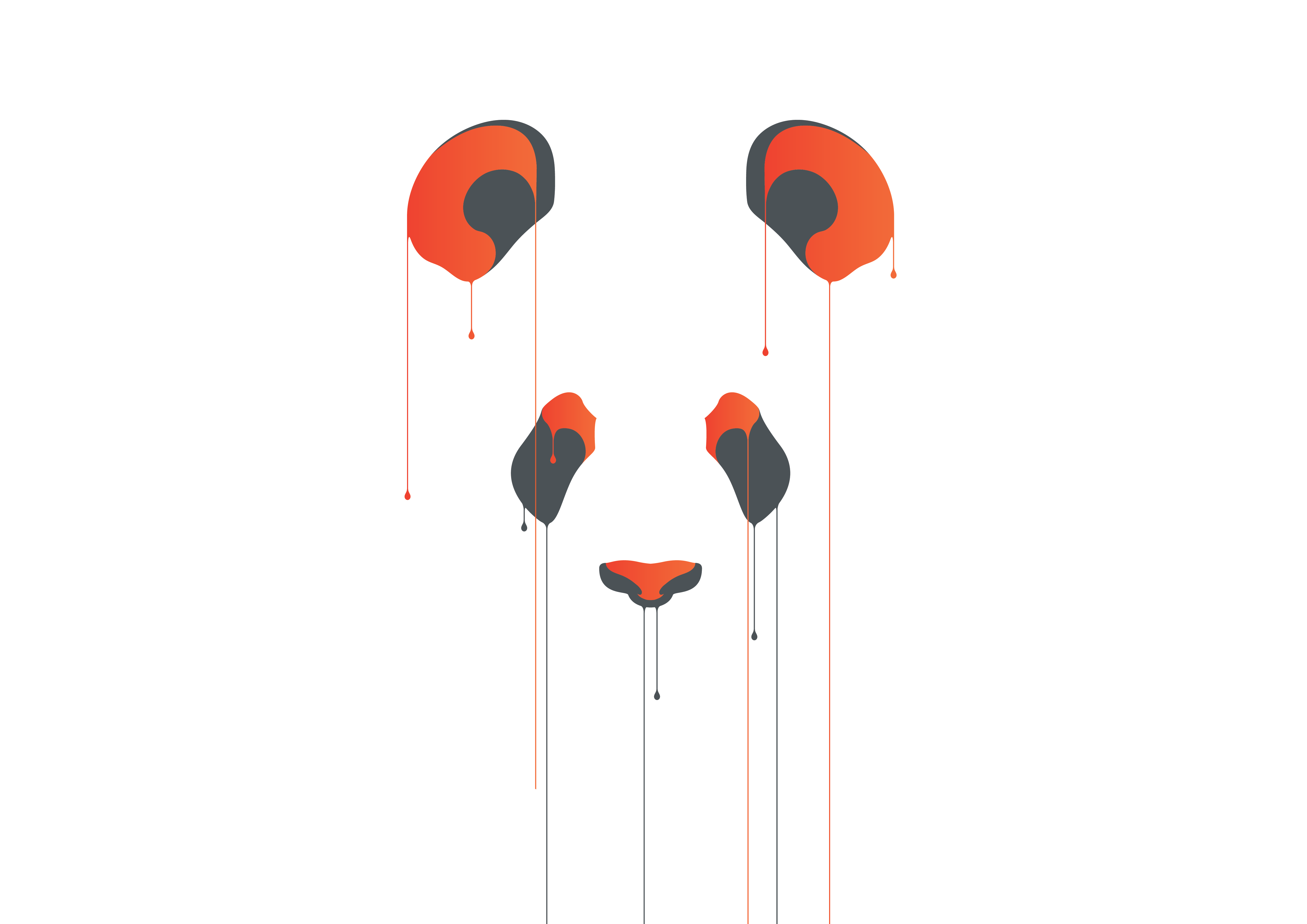 No pude encontrar un bonito fondo de pantalla de panda mínimo, así que hice mi propio