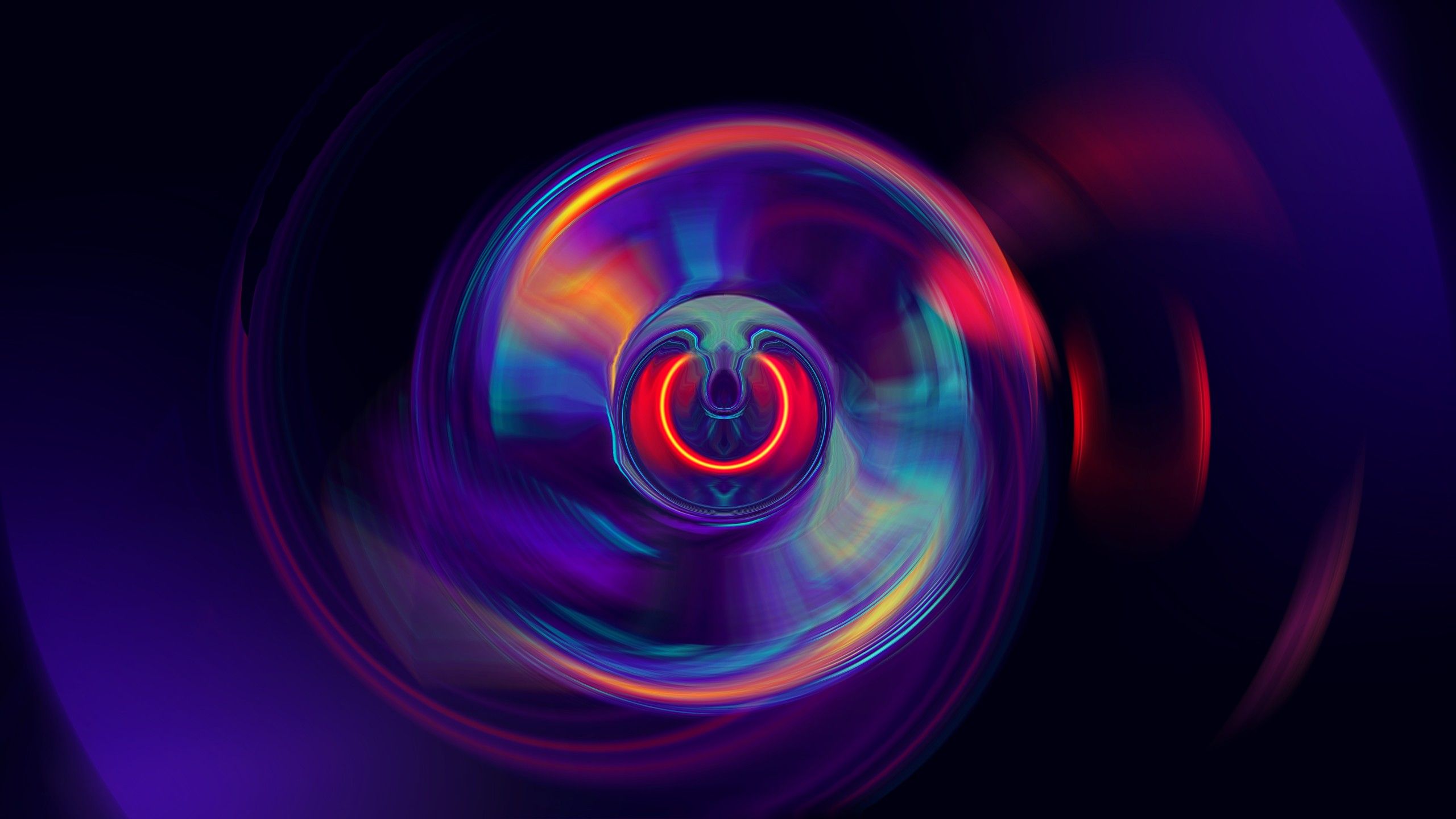 Fondo de pantalla de espiral, Azul, Ilusión, Globo, 5K, Resumen, # 15710