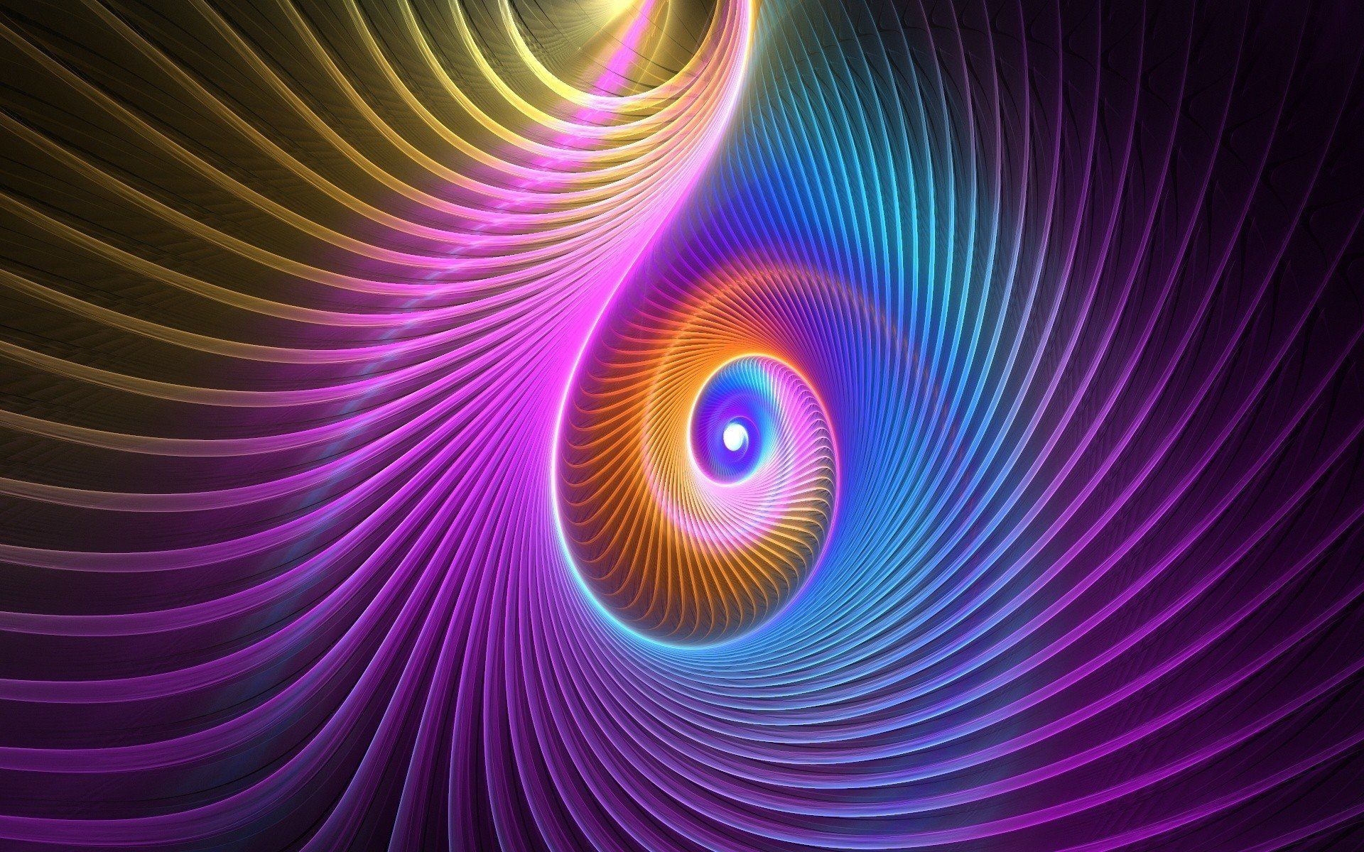 Fondos de pantalla: 10744, 1920x1200 px, abstracto, hd, neón, espiral