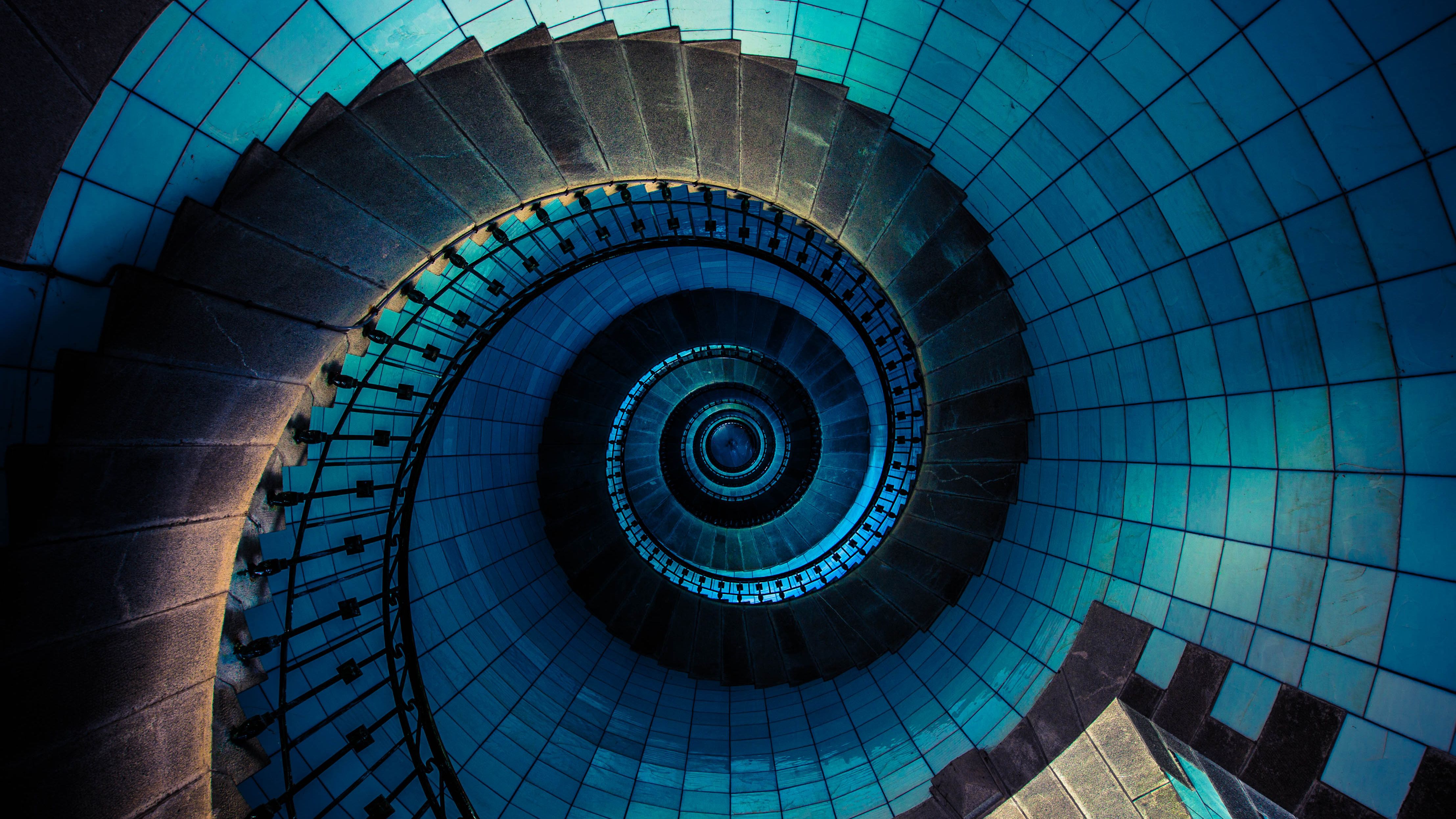 Escalera de caracol 4K Fondos de pantalla | Wallpapers HD