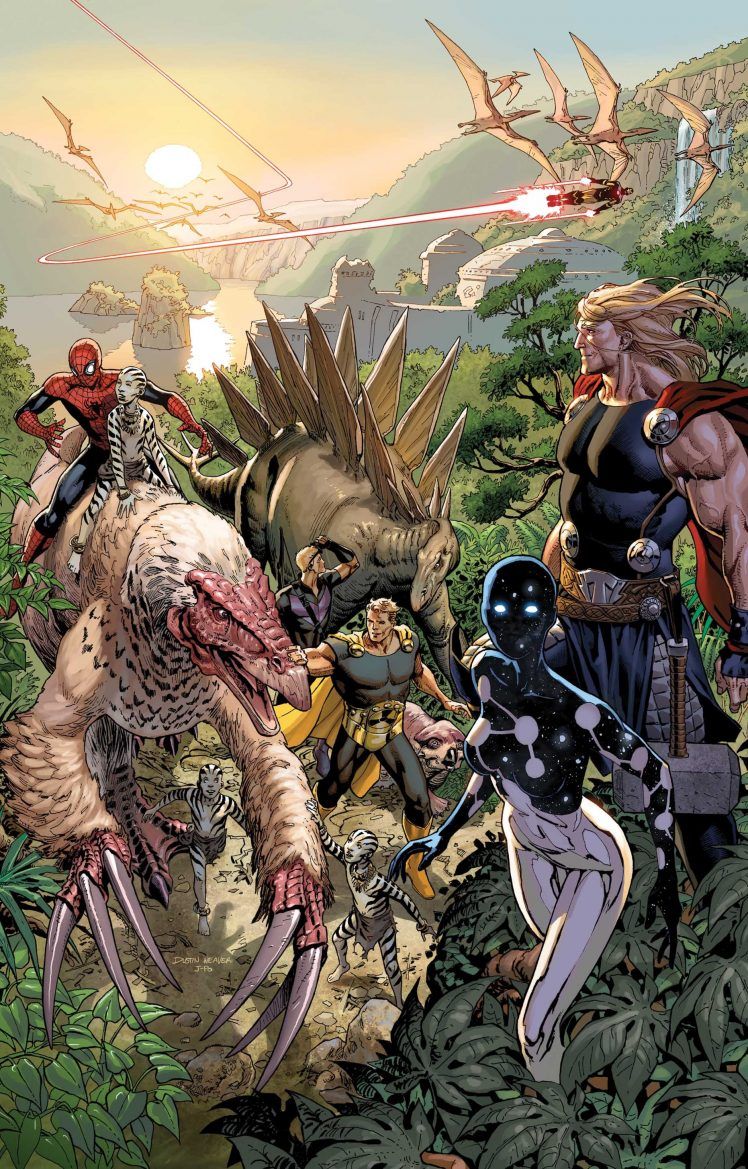 Spider Man, Thor, Iron Man, Dinosaurios Wallpapers HD / Desktop y