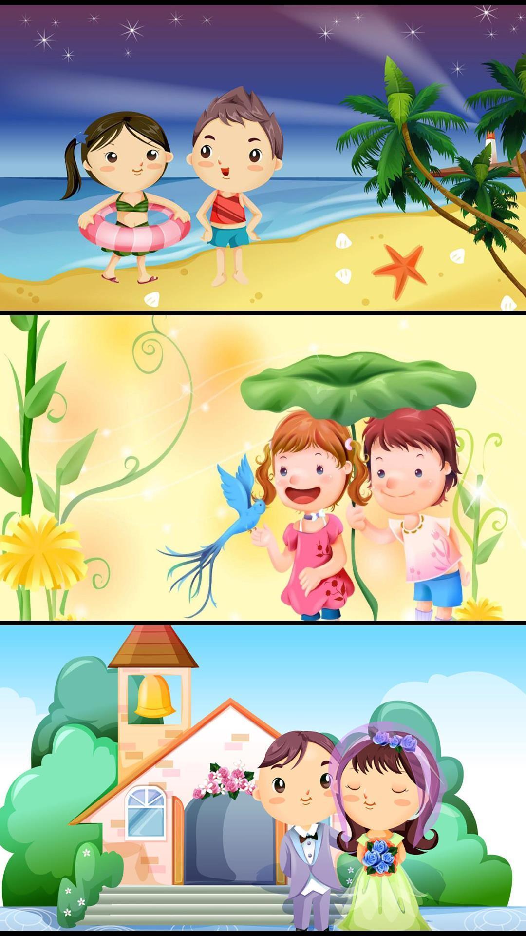Dibujos animados románticos Wallpapers for Android - APK Descargar