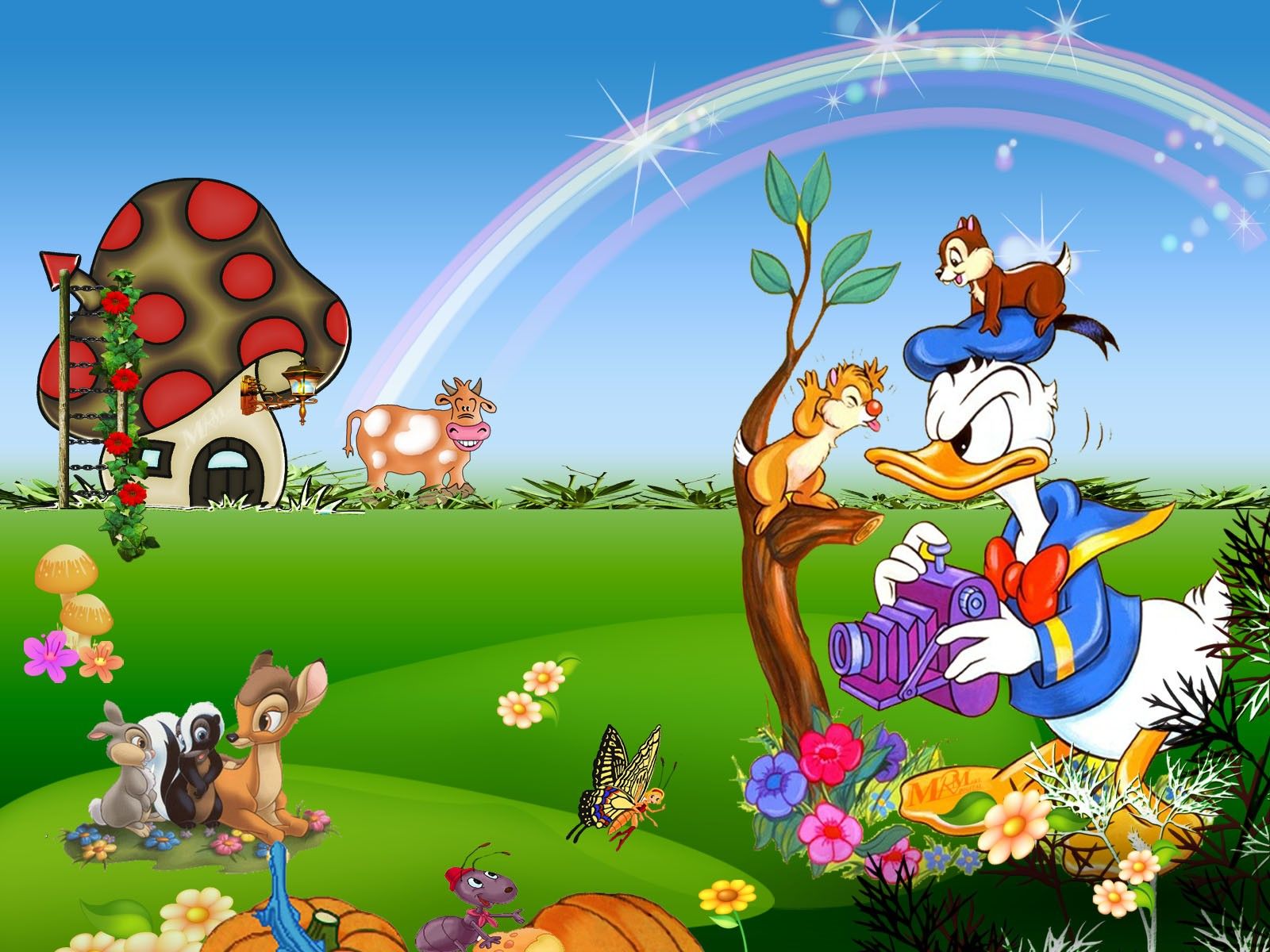 Fondo de pantalla de dibujos animados divertidos # 7020773