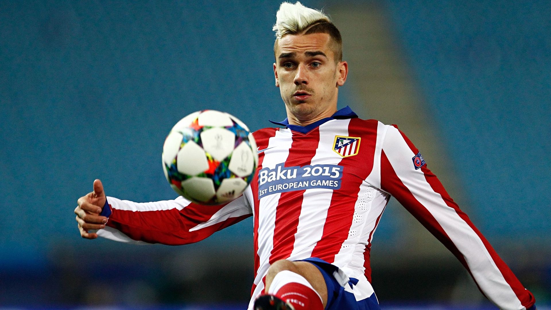 Descargar fondo de pantalla 1920x1080 antoine griezmann, jugador de fútbol