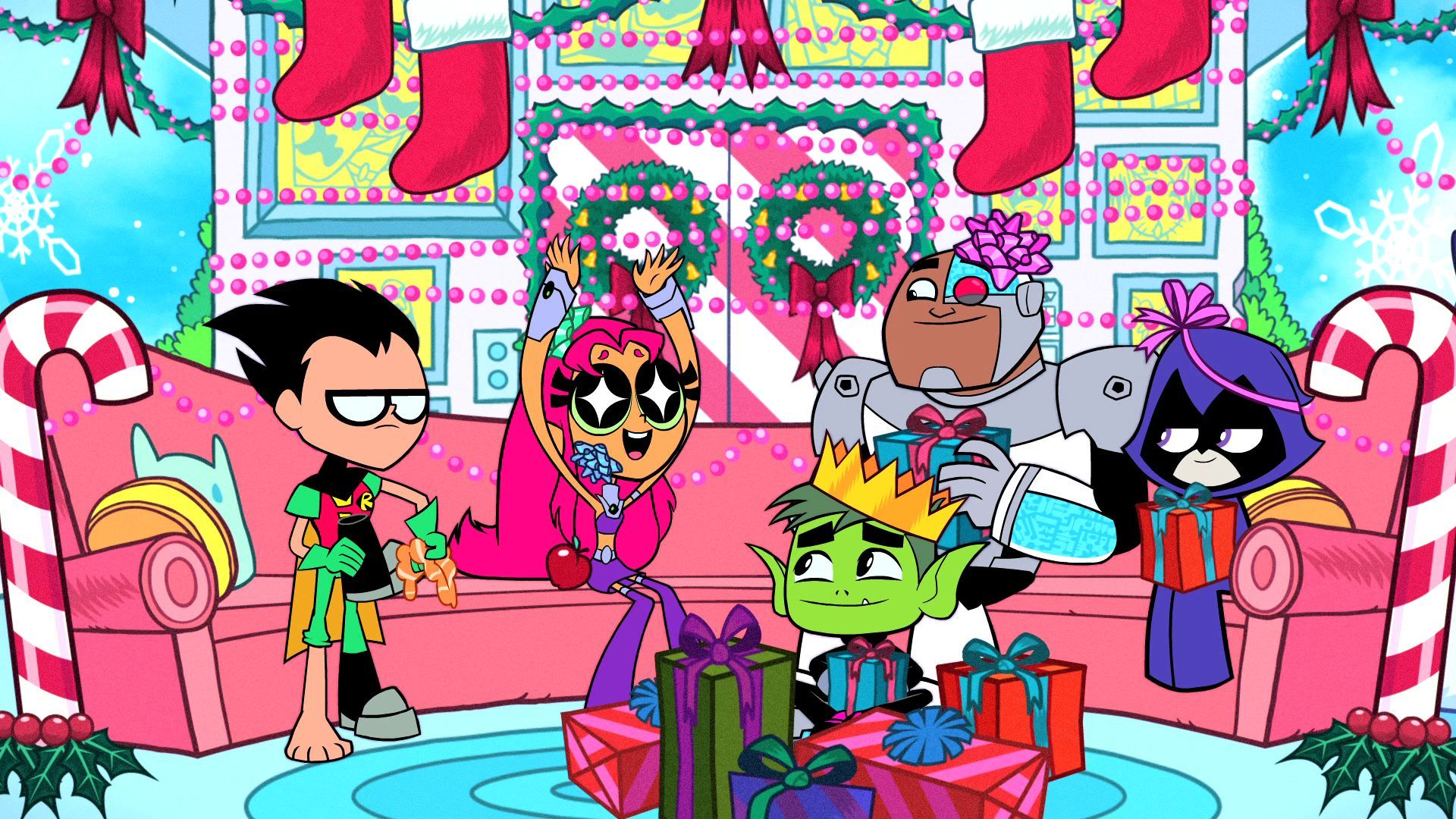 Teen Titans Go! Second Christmas Fondo de pantalla HD | Imagen de fondo