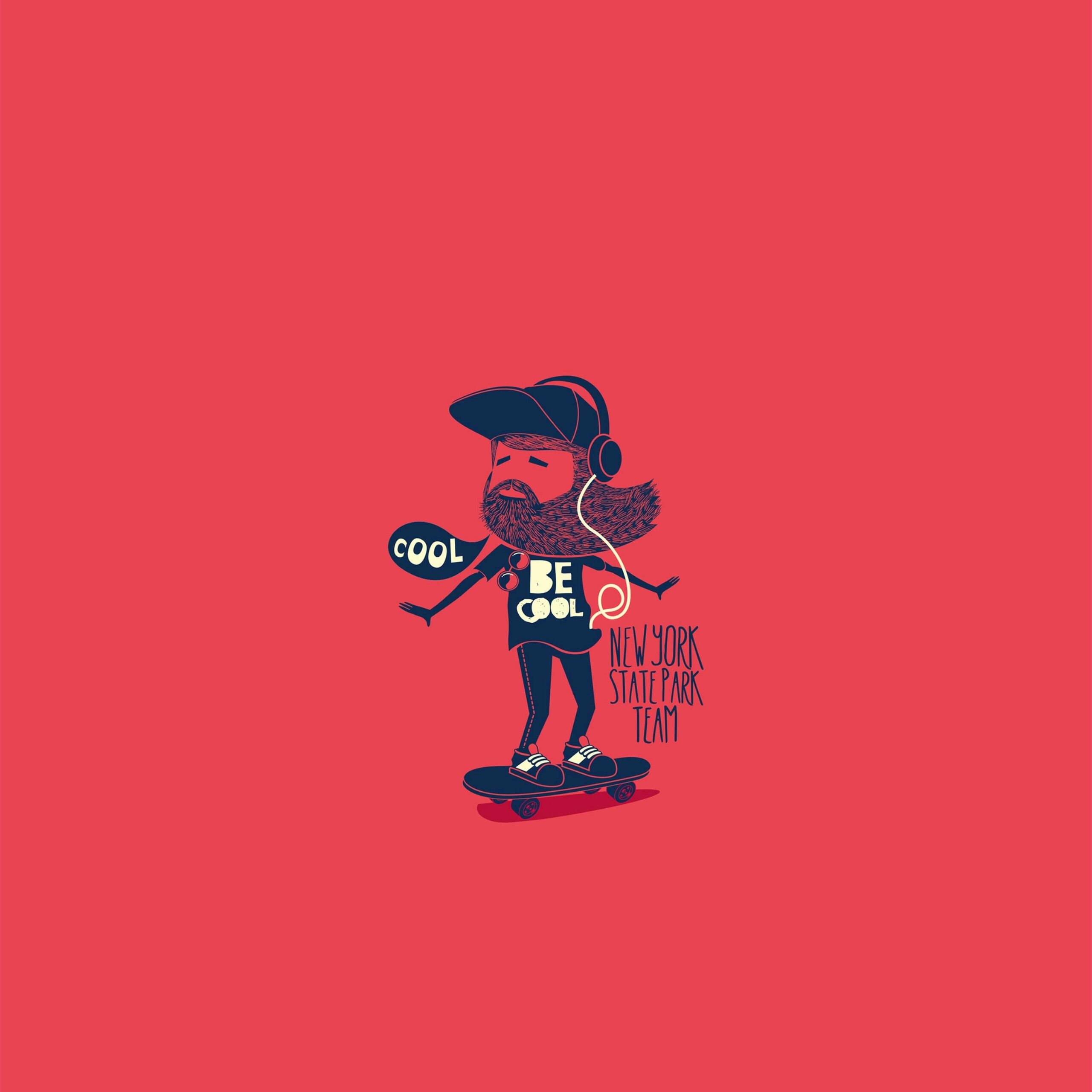 A Cool Dude Being Cool Vector QHD Wallpaper - Wallpaper - Vactual Papers