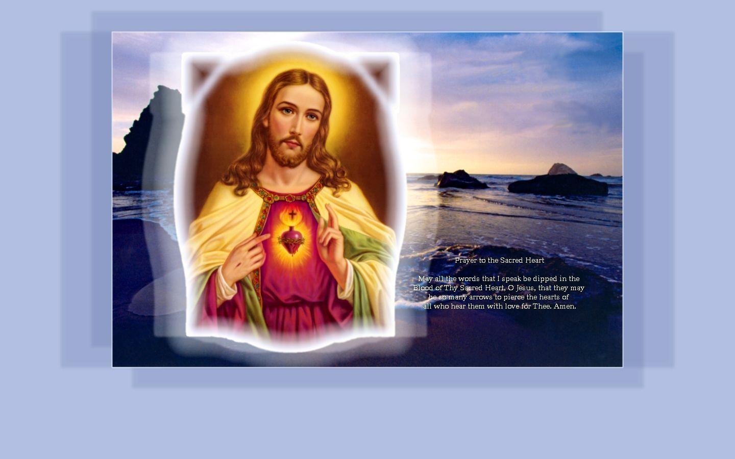 Fondos de pantalla del Sagrado Corazón de Jesús - Cueva Wallpaper