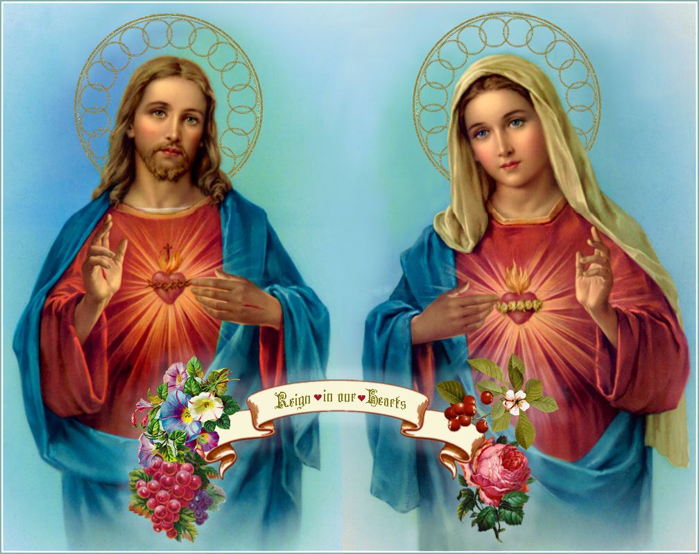 Consagración diaria a los sagrados corazones de Jesús y Inmaculada