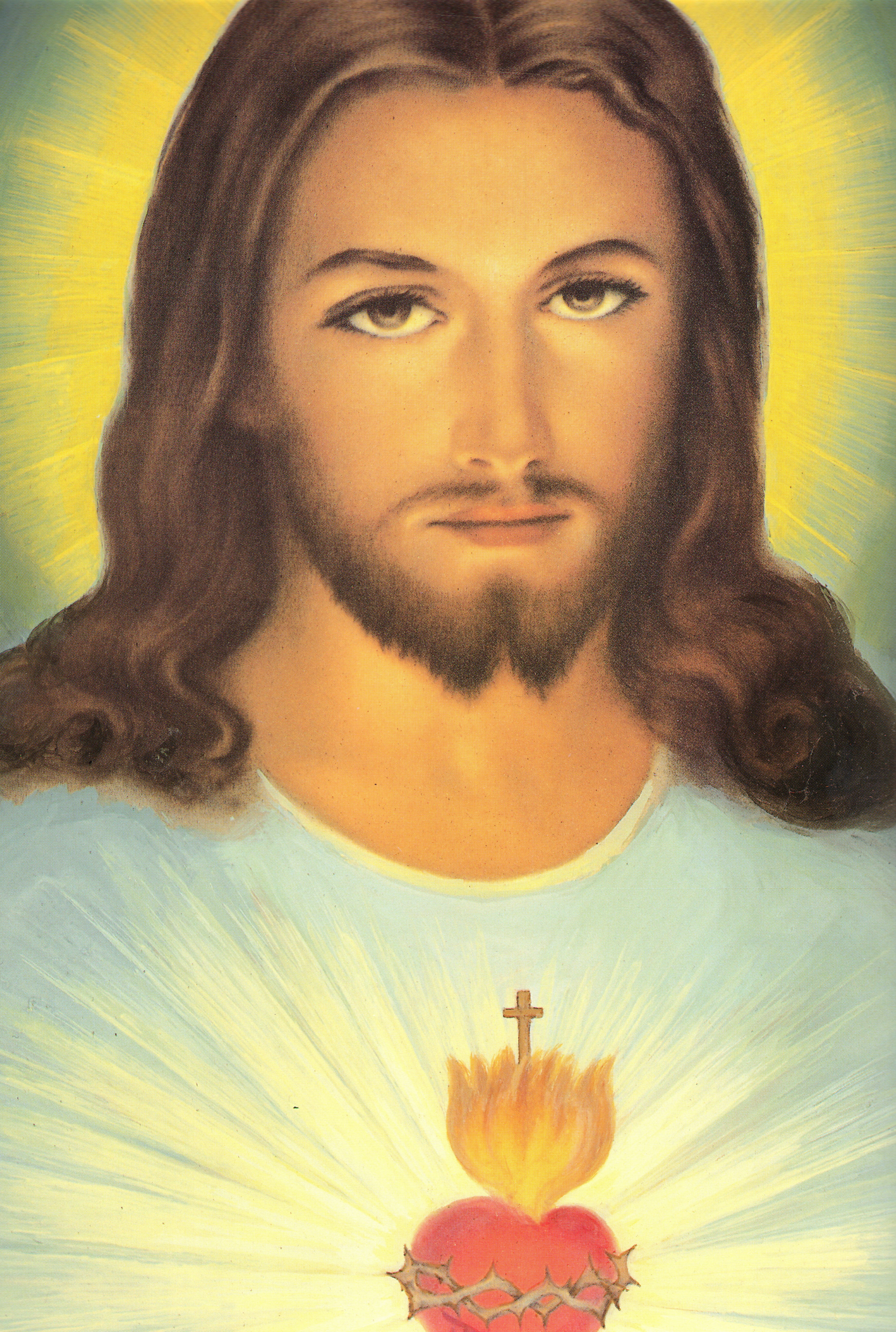 Fondo de pantalla de Sagrado Corazón de Jesús 4439x6599